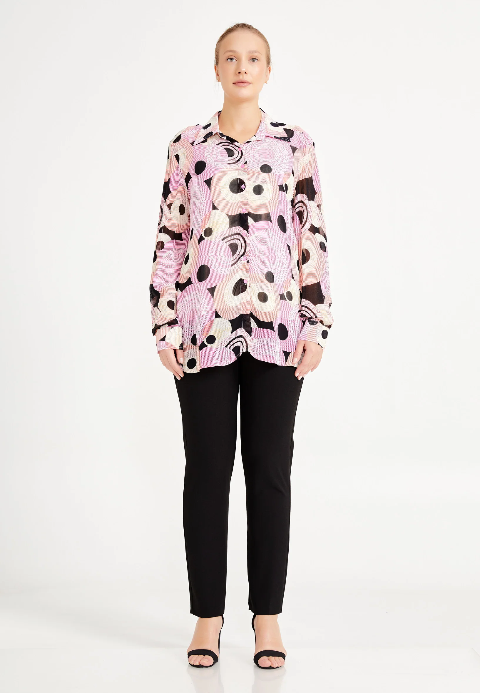 Long Sleeve Graphic Plus Size Shirt ser66 - Image 2