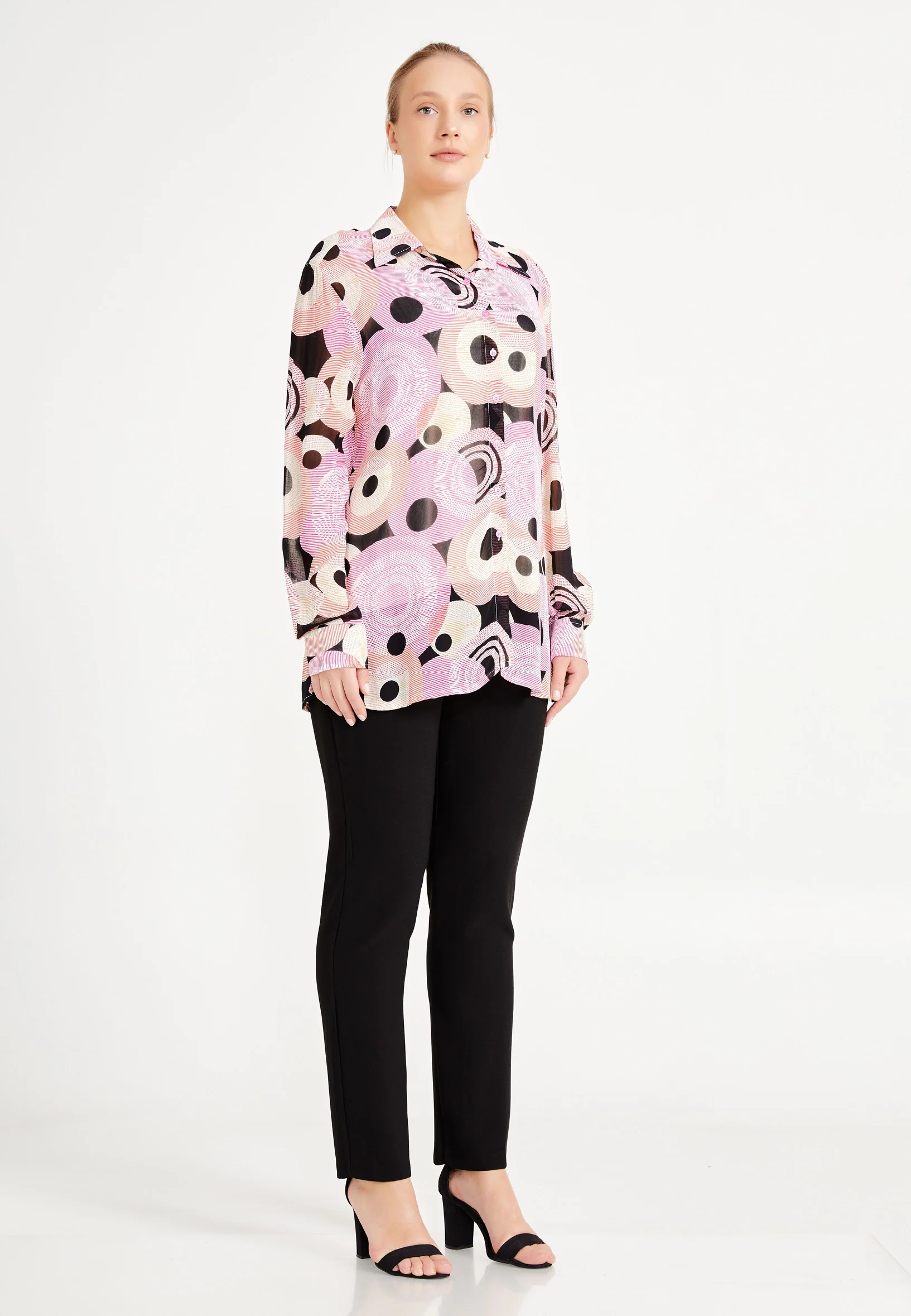Long Sleeve Graphic Plus Size Shirt ser66 - Image 3