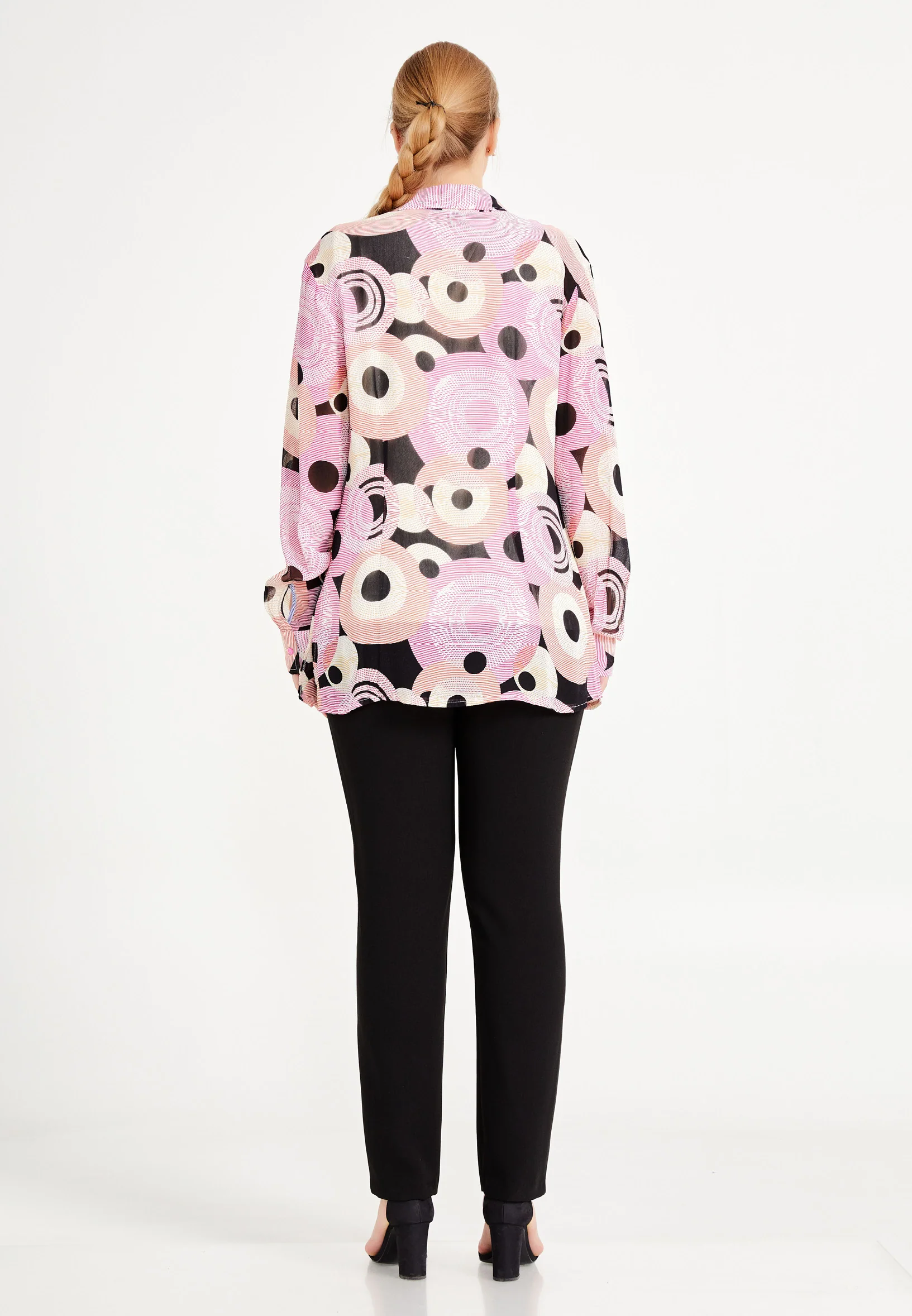 Long Sleeve Graphic Plus Size Shirt ser66 - Image 4