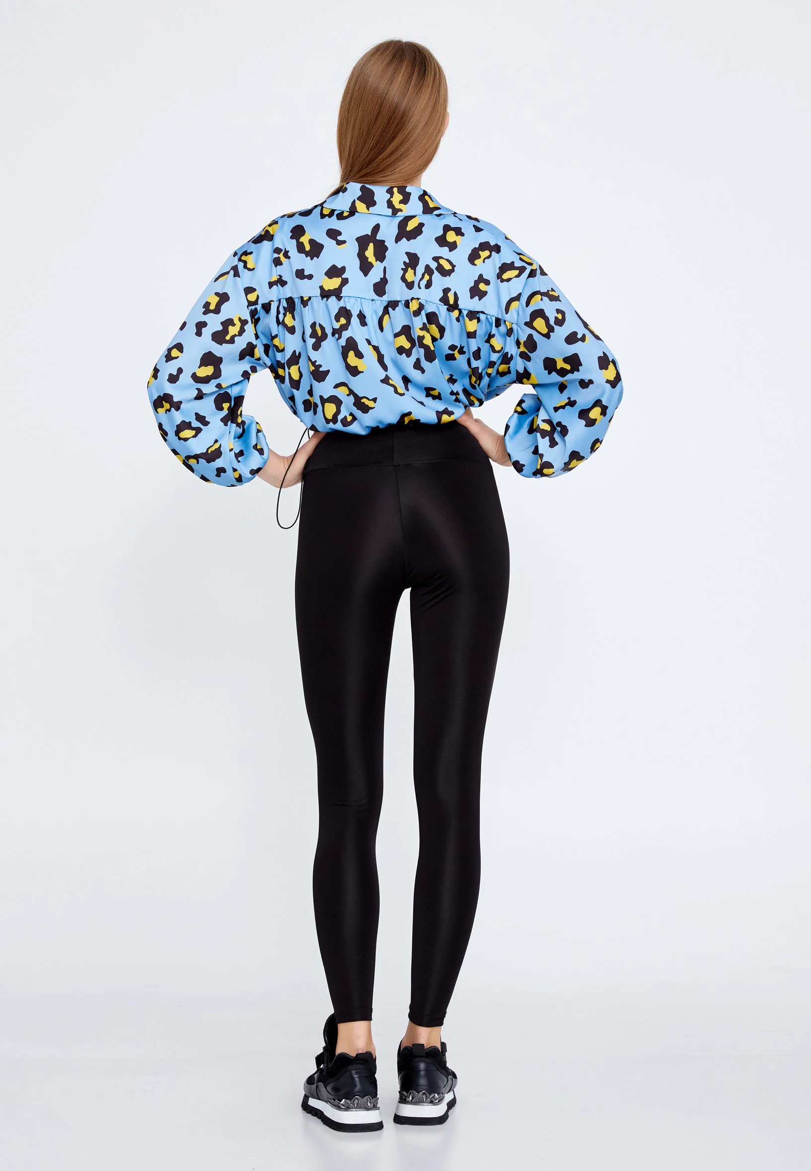 Long Sleeve Graphic Regular Blouse ber22k4125 - Image 4