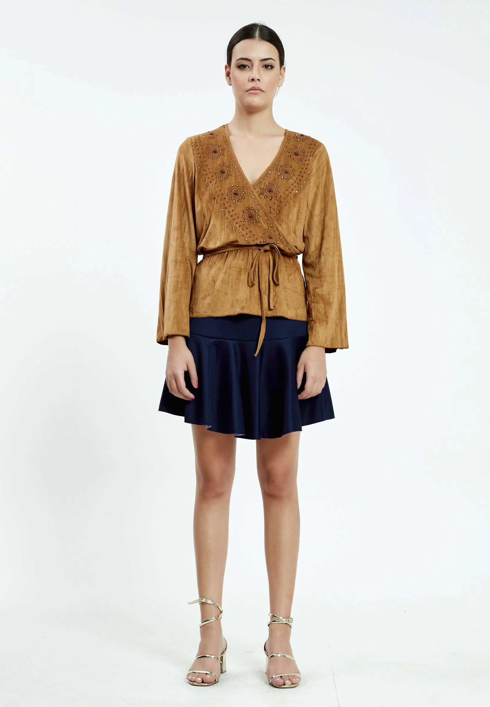 Long Sleeve Graphic Regular Blouse ser6060 - Image 2