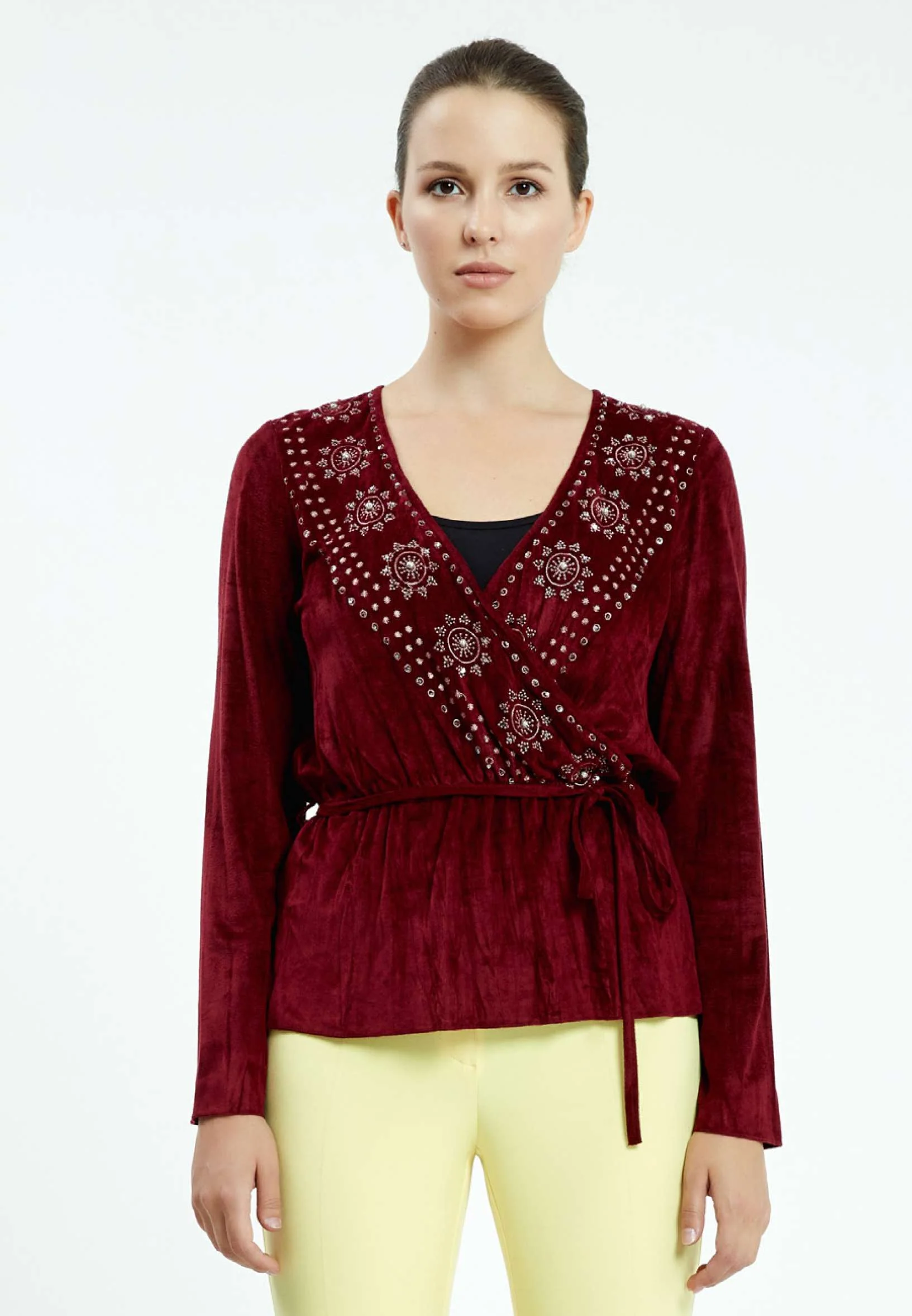 Long Sleeve Graphic Regular Blouse ser6060 - Image 5