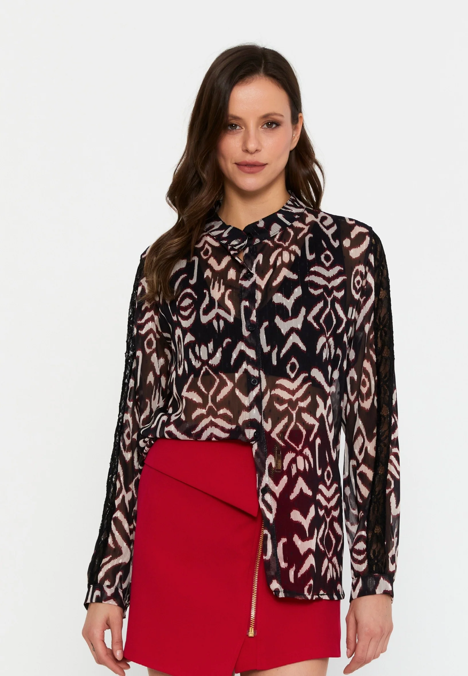 Long Sleeve Graphic Regular Shirt clf16200 - Image 5