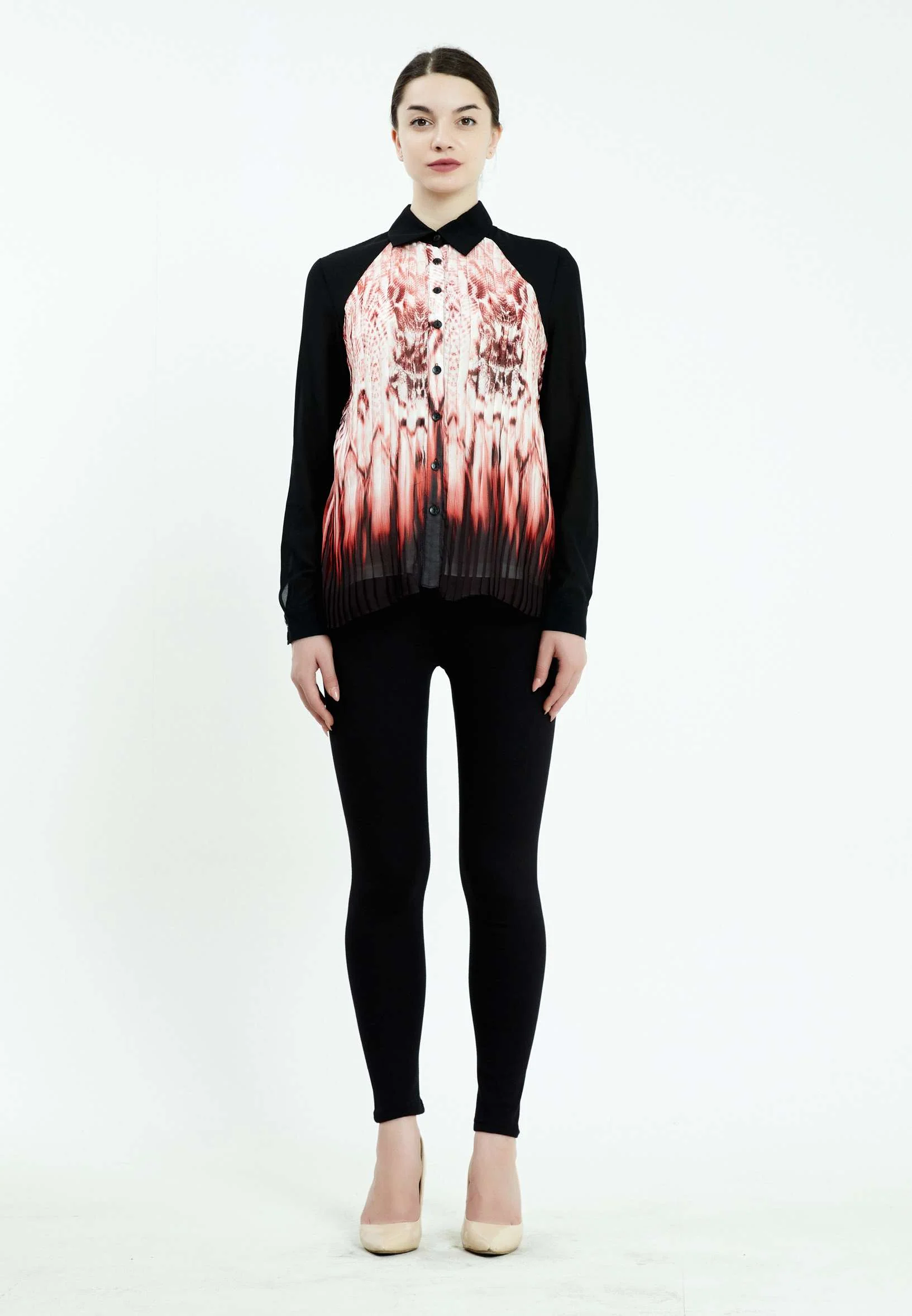 Long Sleeve Graphic Regular Shirt ser18399 - Image 2