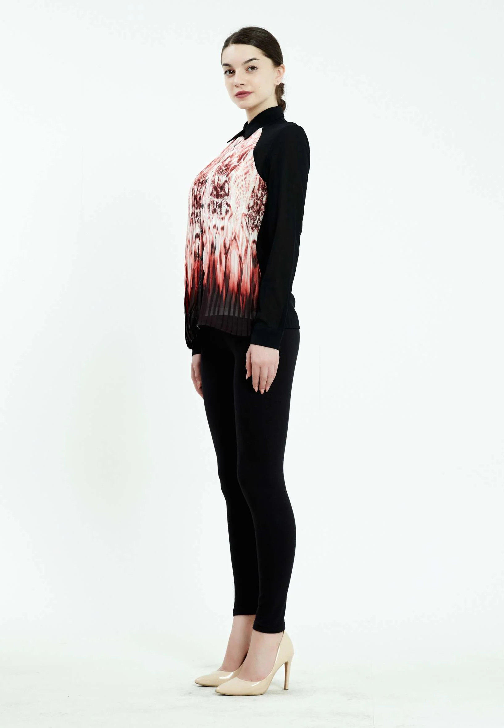 Long Sleeve Graphic Regular Shirt ser18399 - Image 3