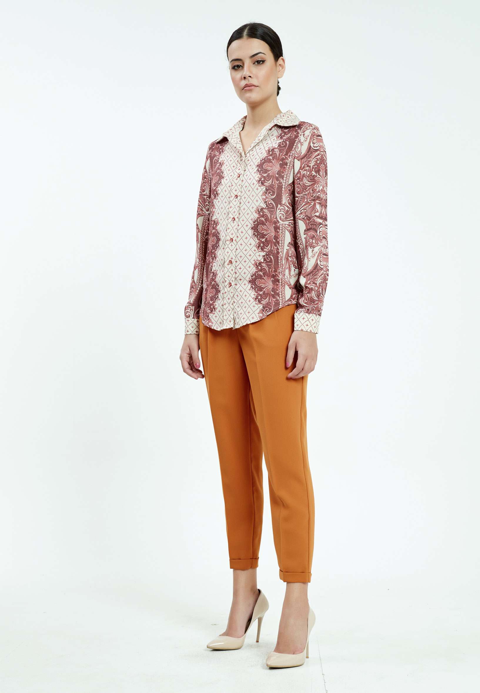 Long Sleeve Graphic Regular Shirt ser18438 - Image 3