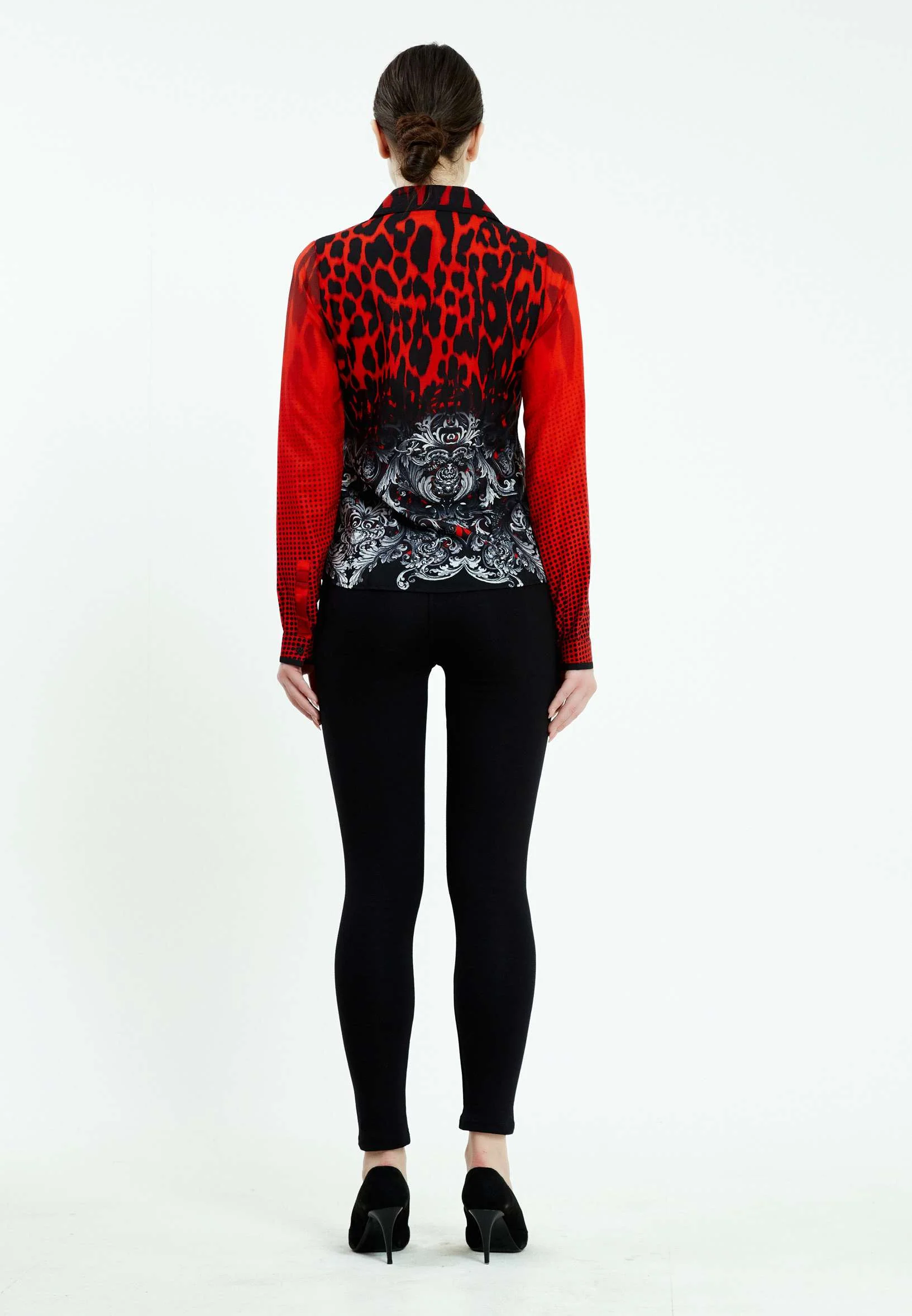 Long Sleeve Graphic Regular Shirt ser18530 - Image 4