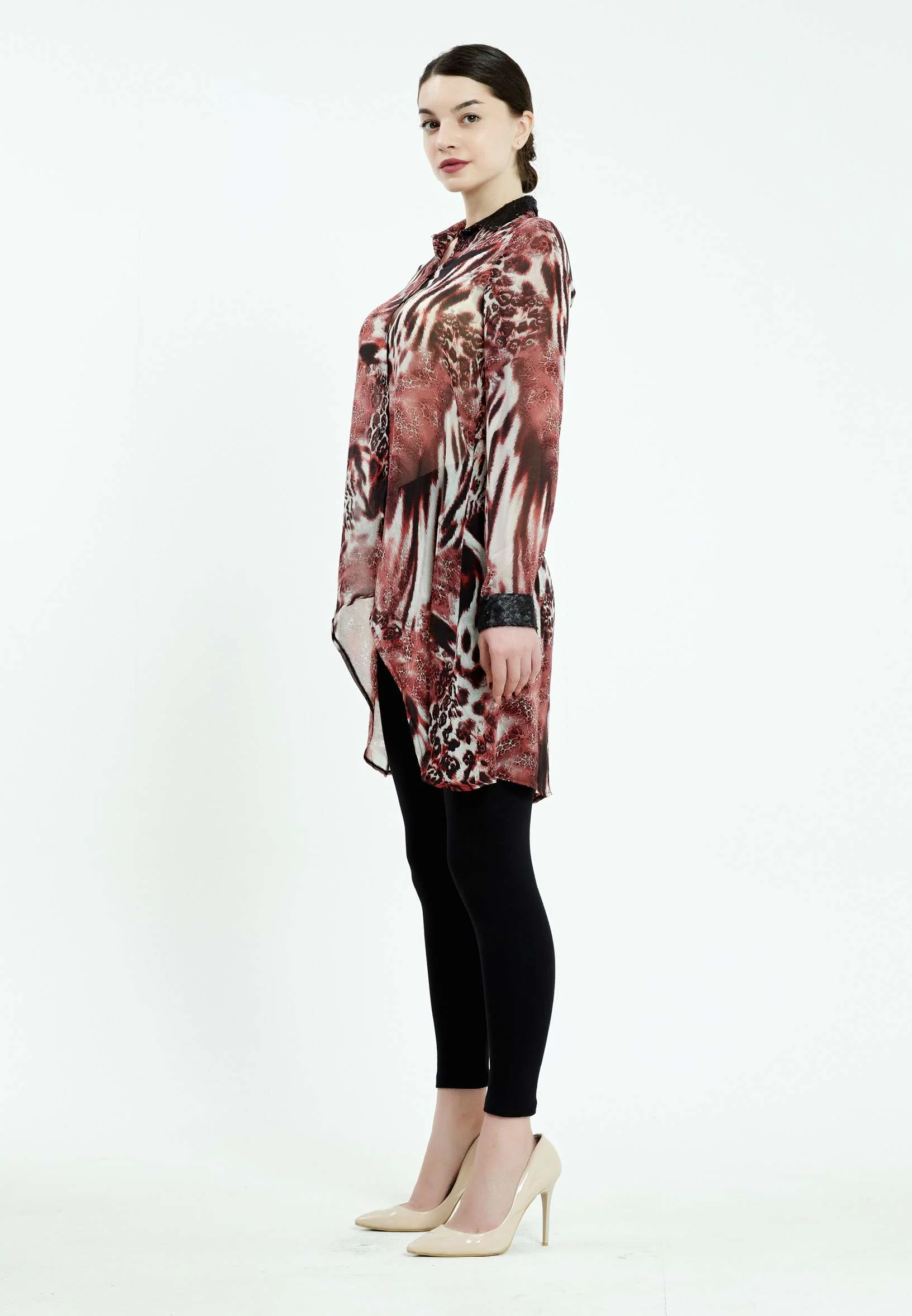 Long Sleeve Graphic Regular Shirt ser18583 - Image 3