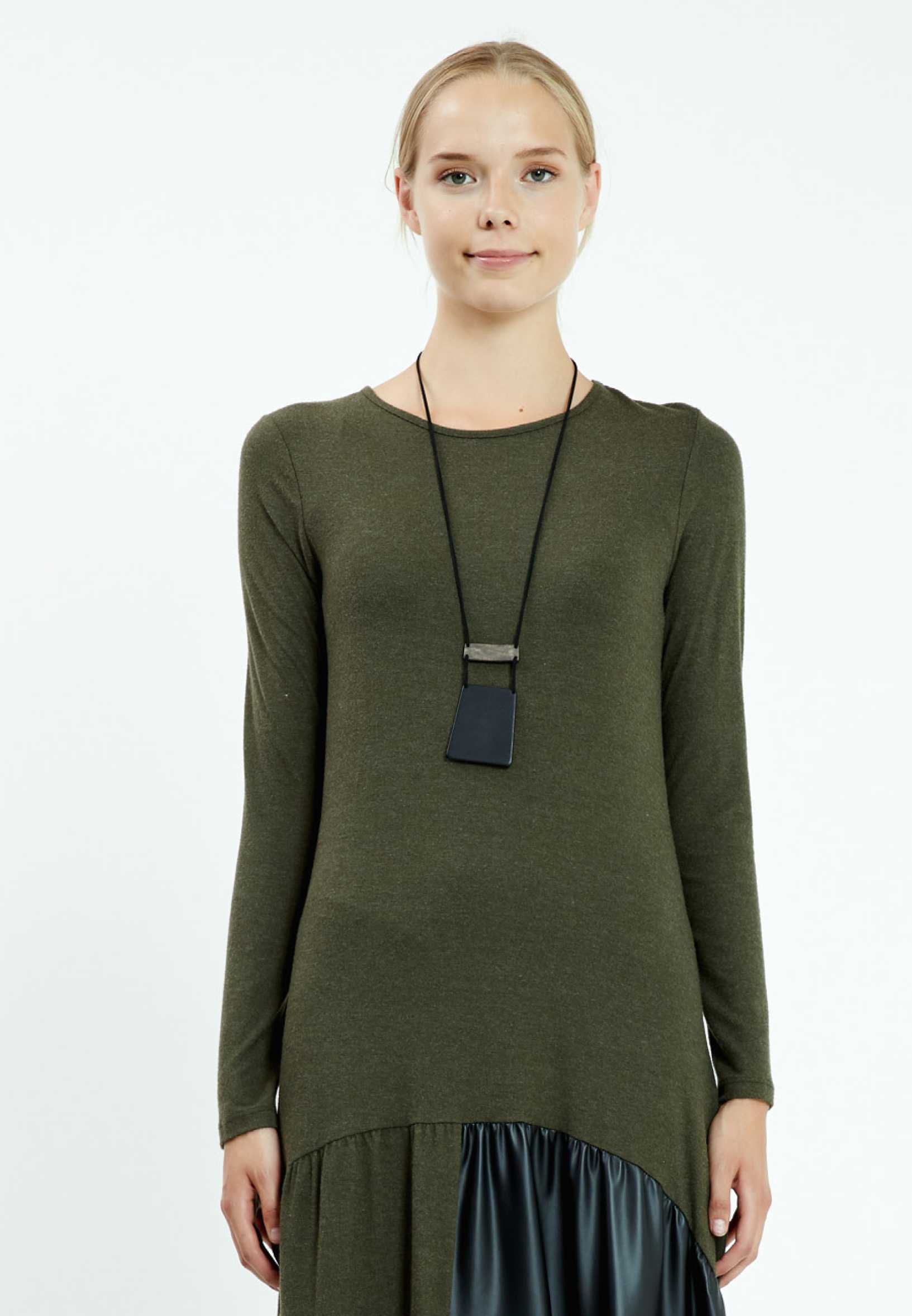 Long Sleeve High-Low Column Regular Casual Dress mis19568 - Image 8