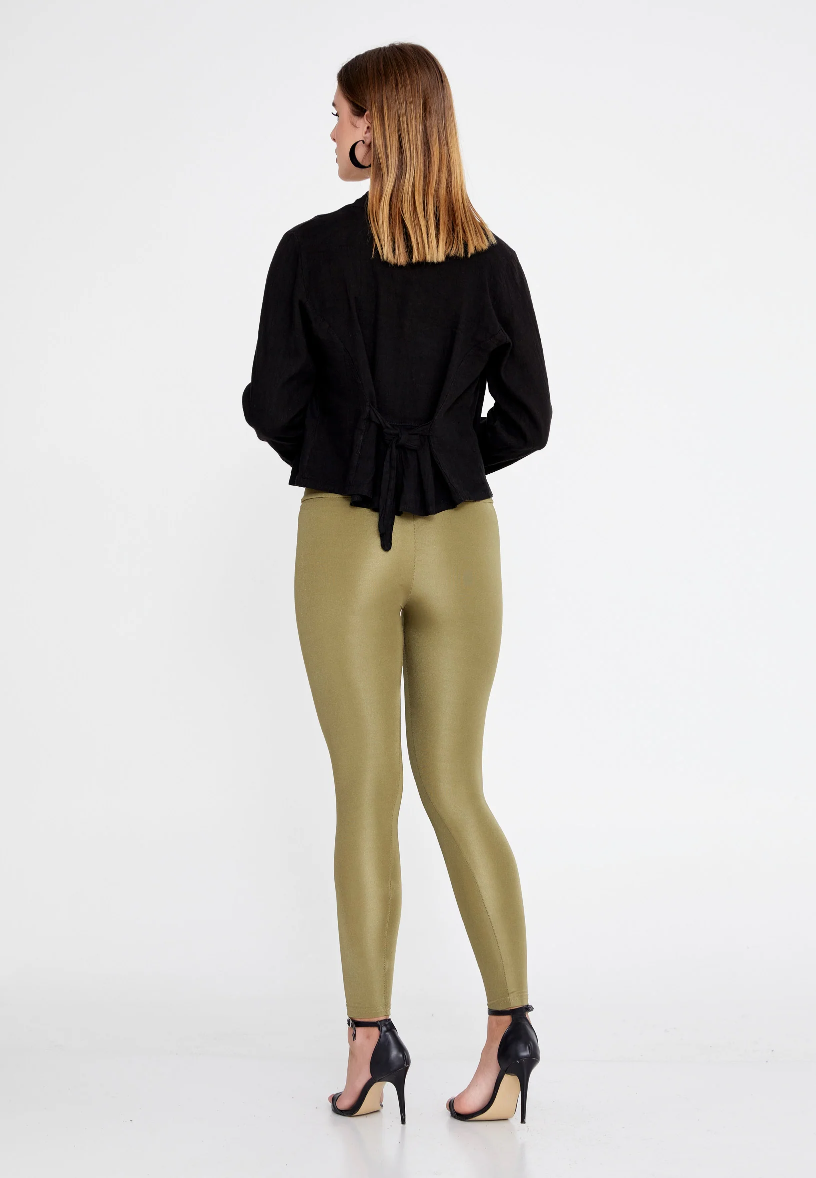 Long Sleeve Linen Regular Cardigan esl5543 - Image 6
