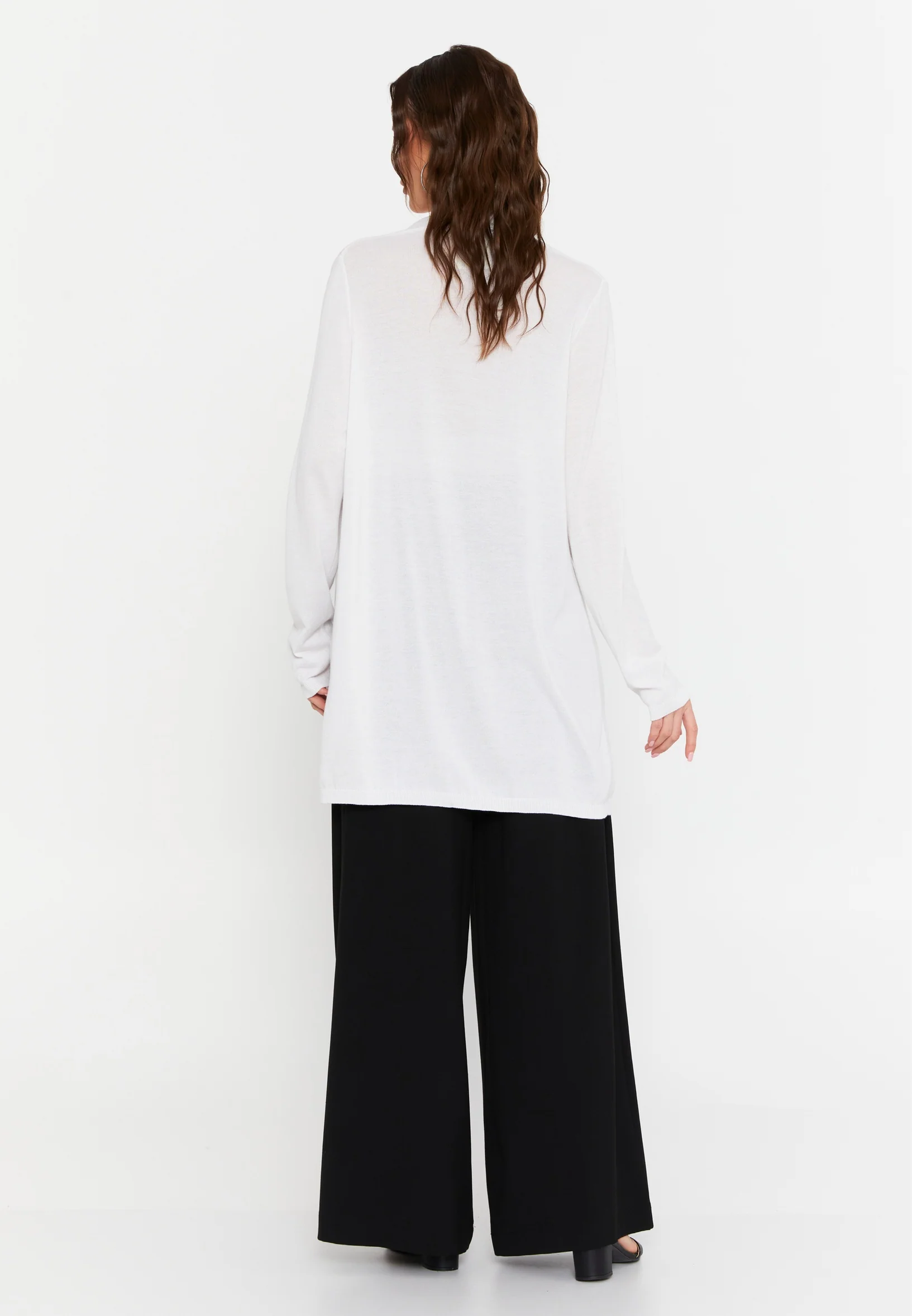 Long Sleeve Lycra Regular Cardigan faiu36903-1 - Image 2