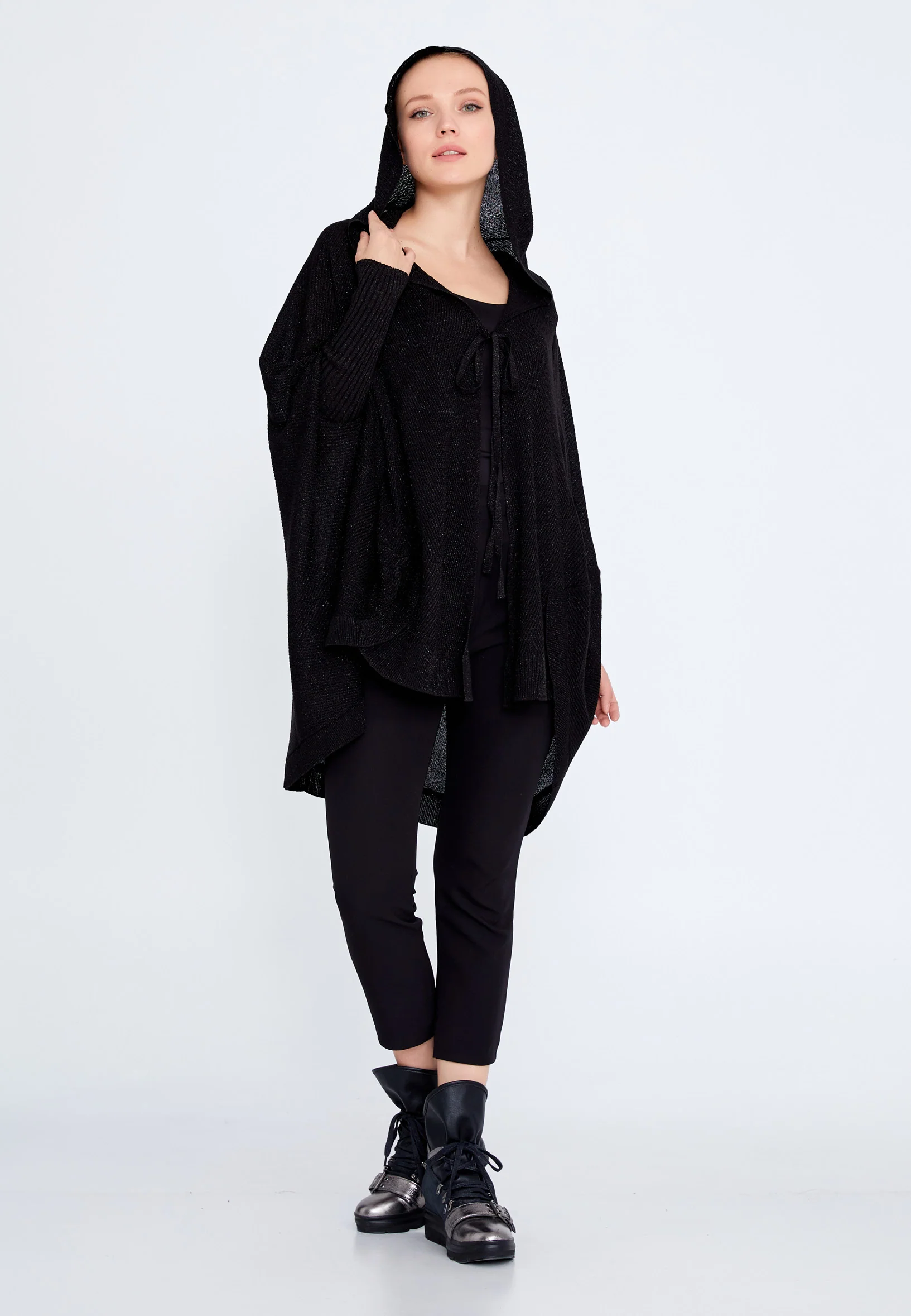 Long Sleeve Lycra Regular Cardigan huk8311 - Image 12