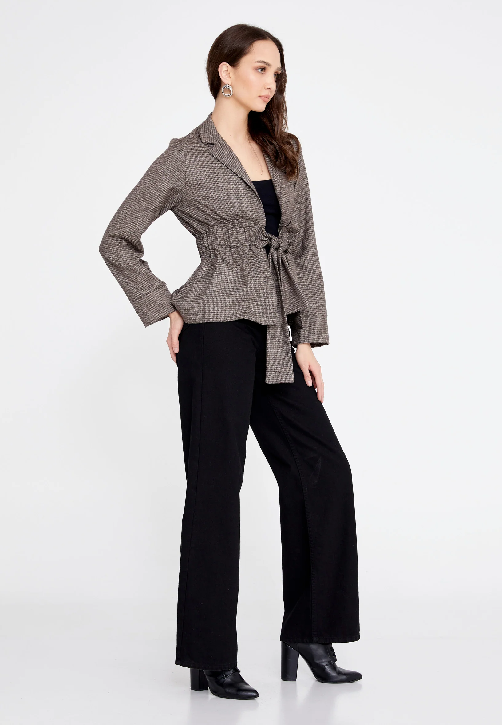 Long Sleeve Lycra Solid Color Regular Jacket rui191042 - Image 3