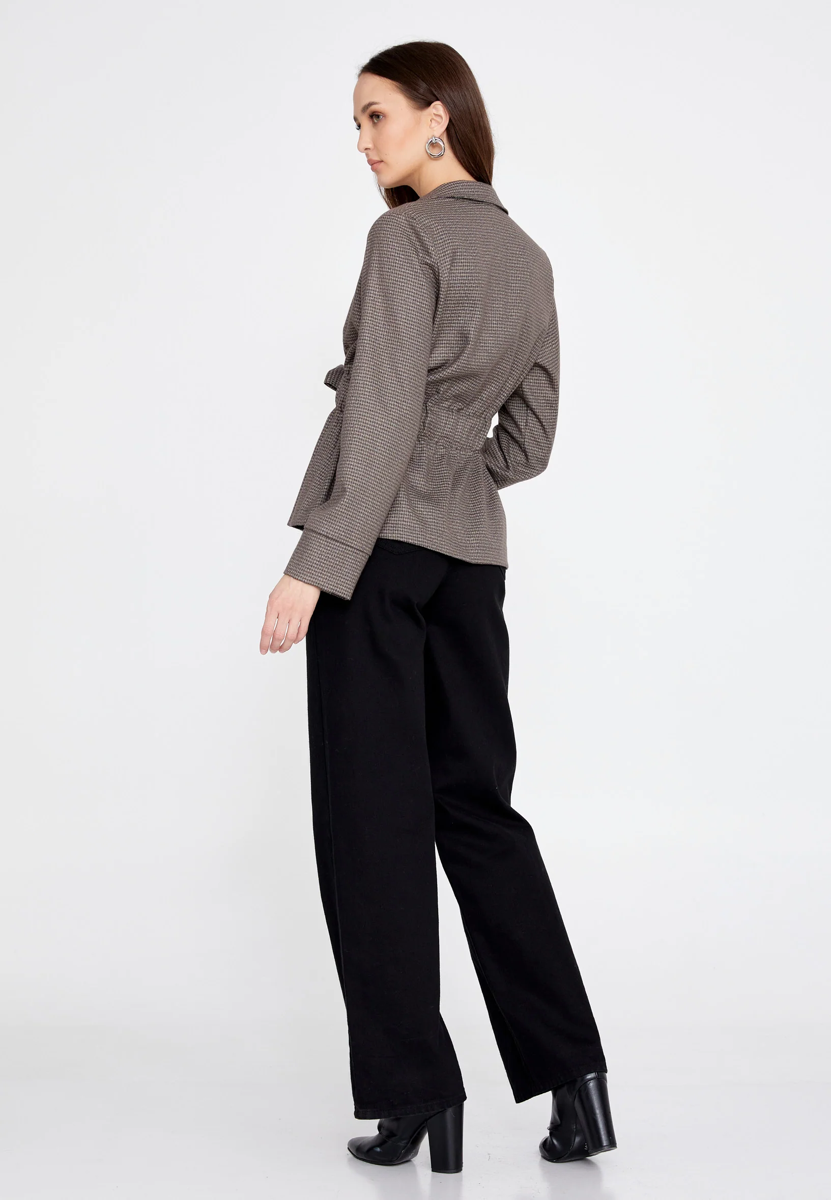 Long Sleeve Lycra Solid Color Regular Jacket rui191042 - Image 4