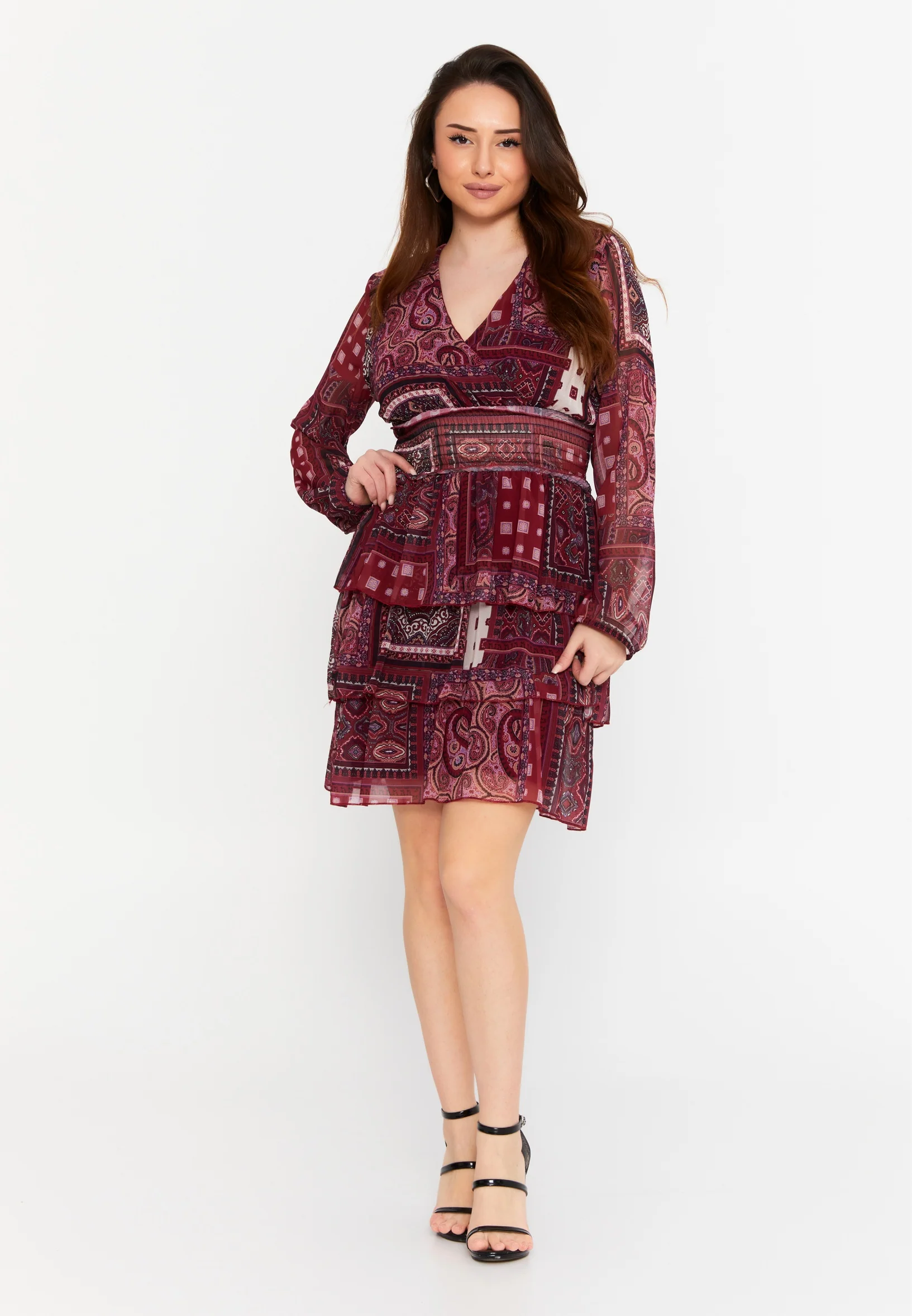 Long Sleeve Mini Chiffon A - Line Regular Casual Dress divzea2402 - Image 17