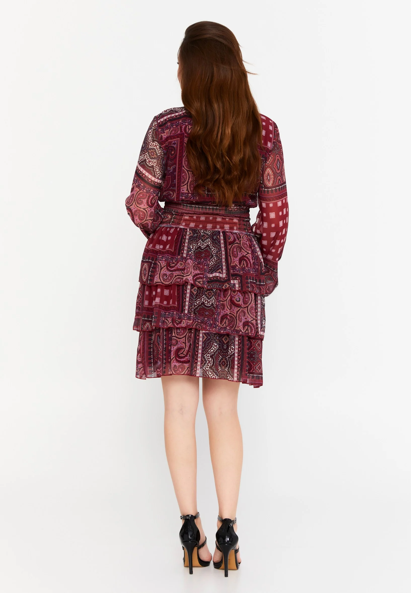 Long Sleeve Mini Chiffon A - Line Regular Casual Dress divzea2402 - Image 18