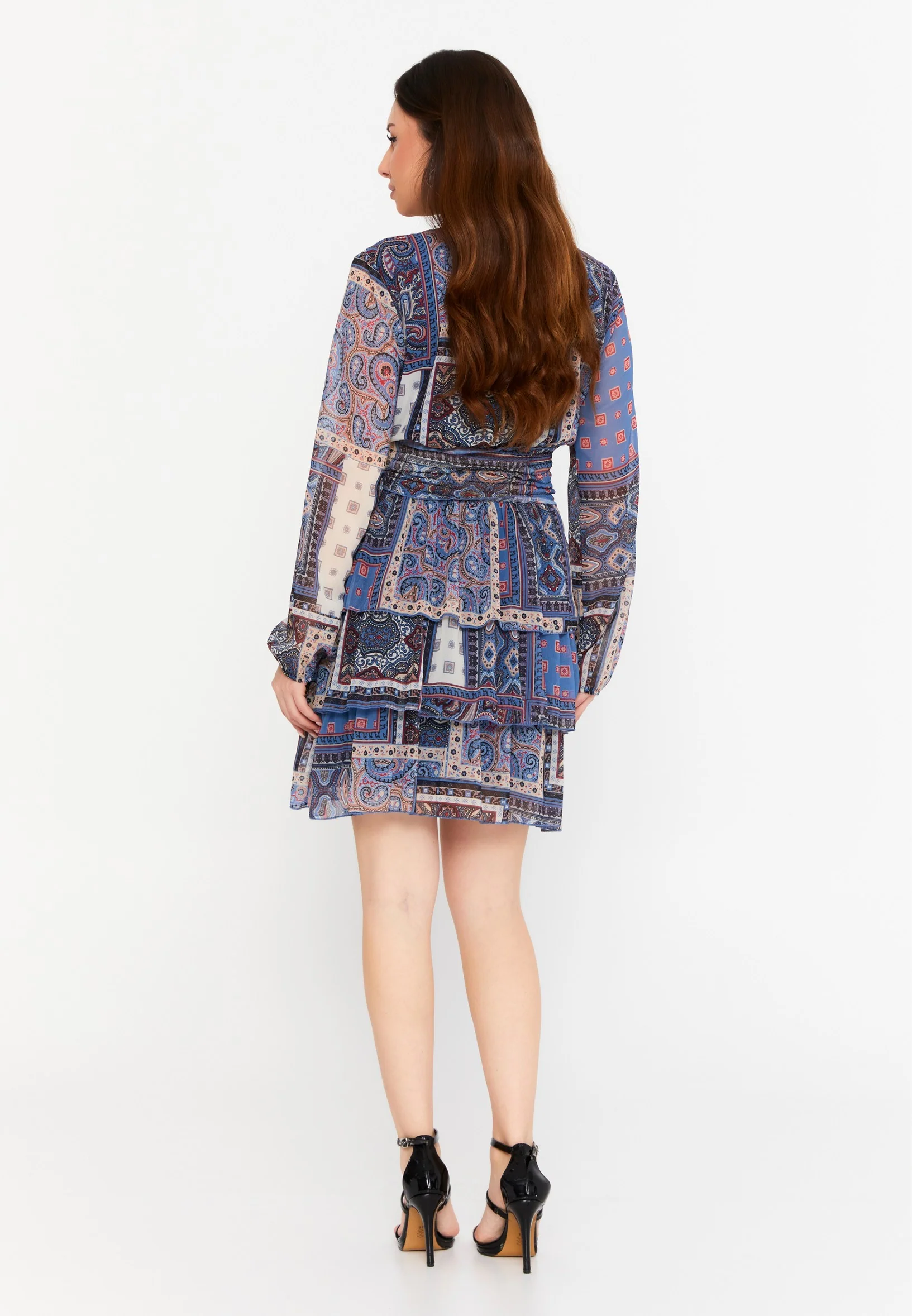 Long Sleeve Mini Chiffon A - Line Regular Casual Dress divzea2402 - Image 6