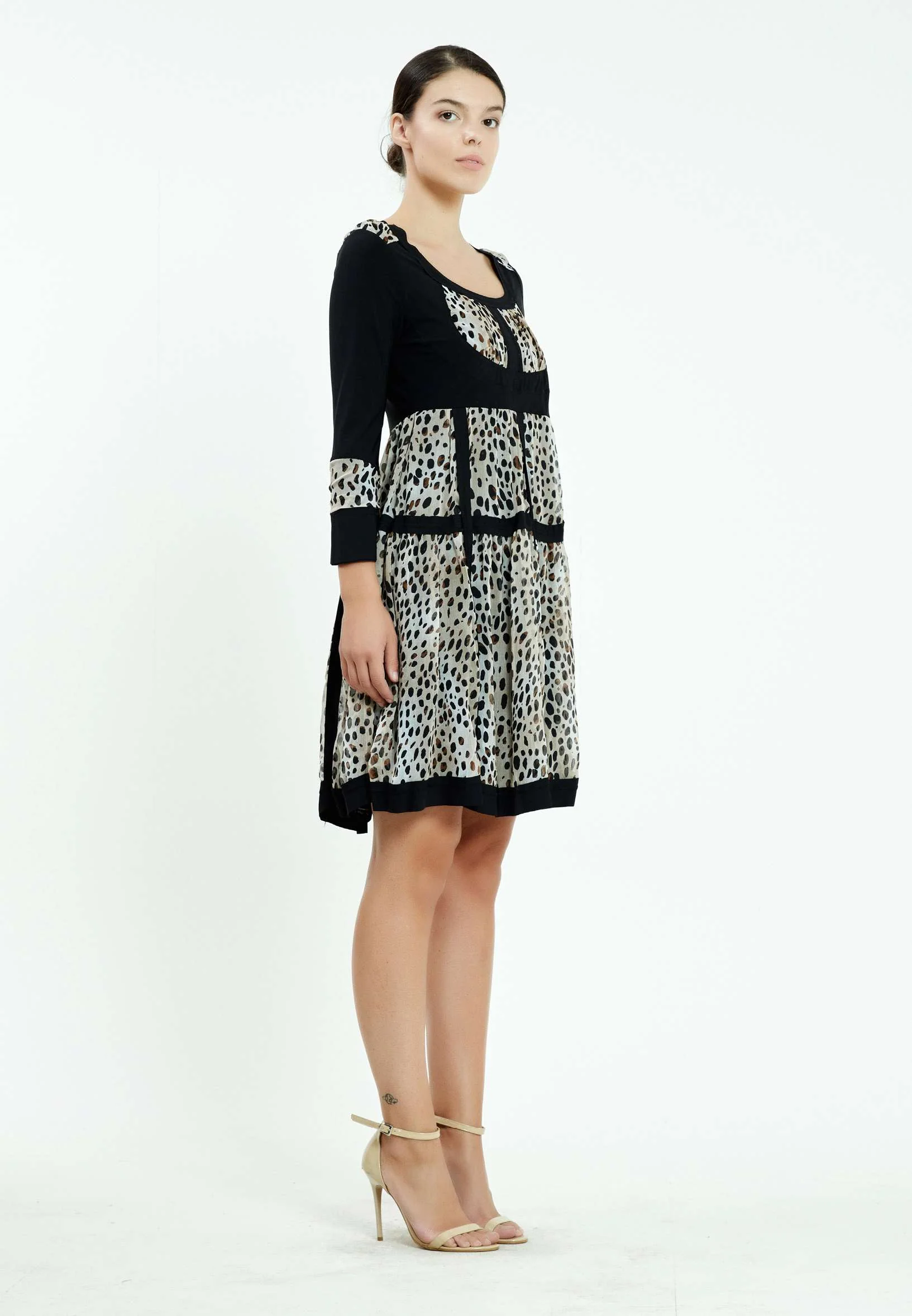 Long Sleeve Mini Chiffon A - Line Regular Casual Dress ser17054 - Image 7
