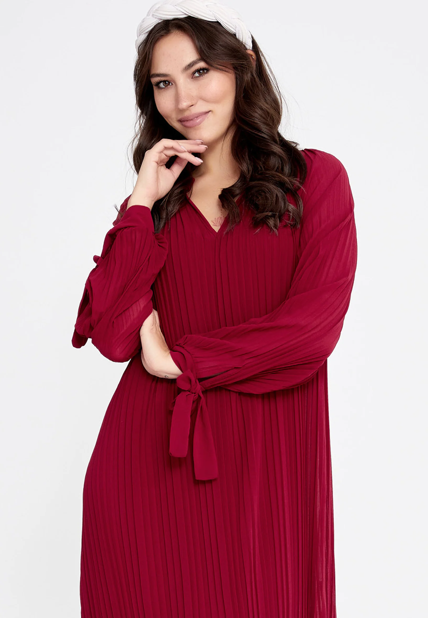 Long Sleeve Mini Chiffon Column Regular Casual Dress cav68495 - Image 16