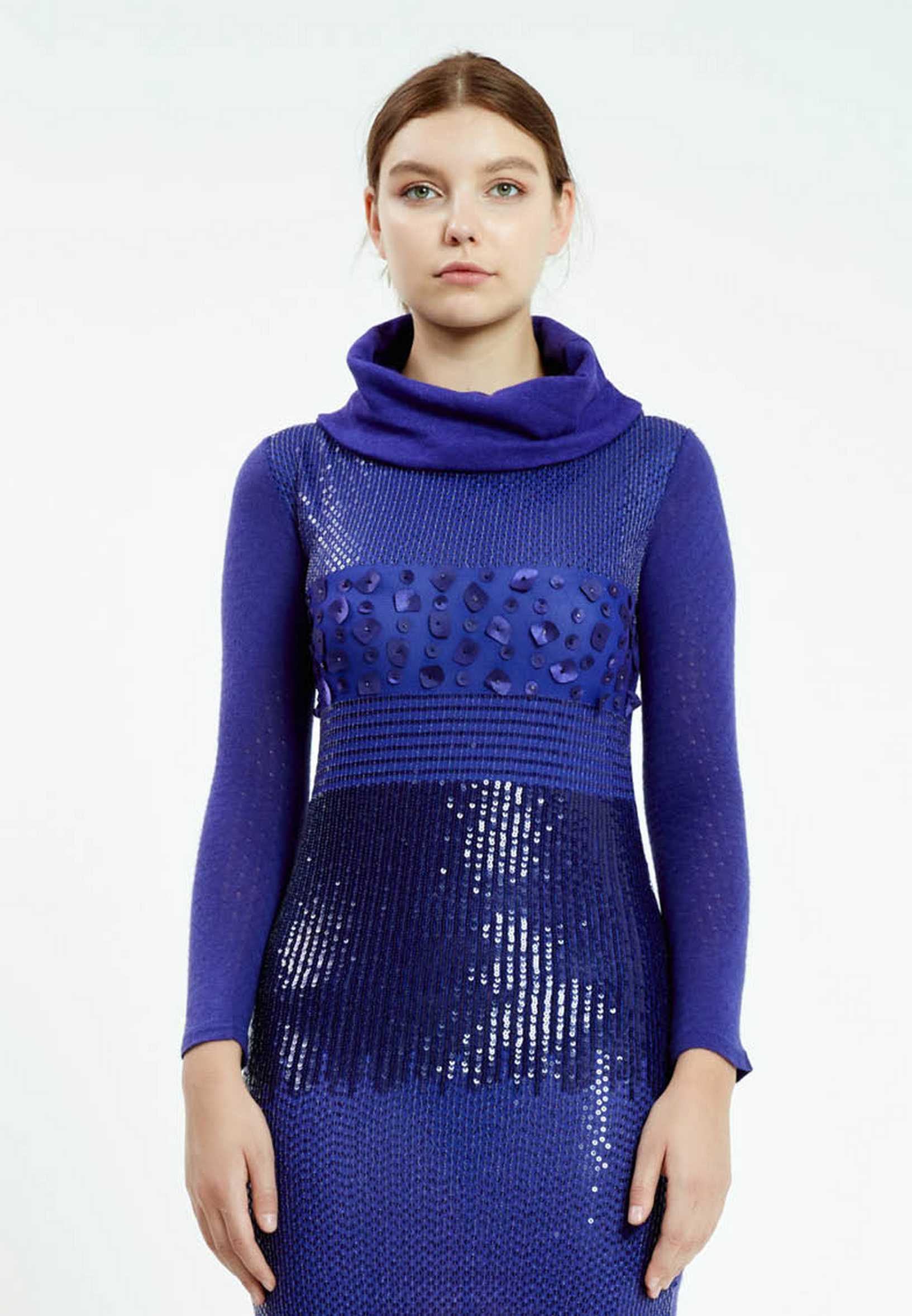 Long Sleeve Mini Knitwear Bodycon Regular Casual Dress ser17104 - Image 8