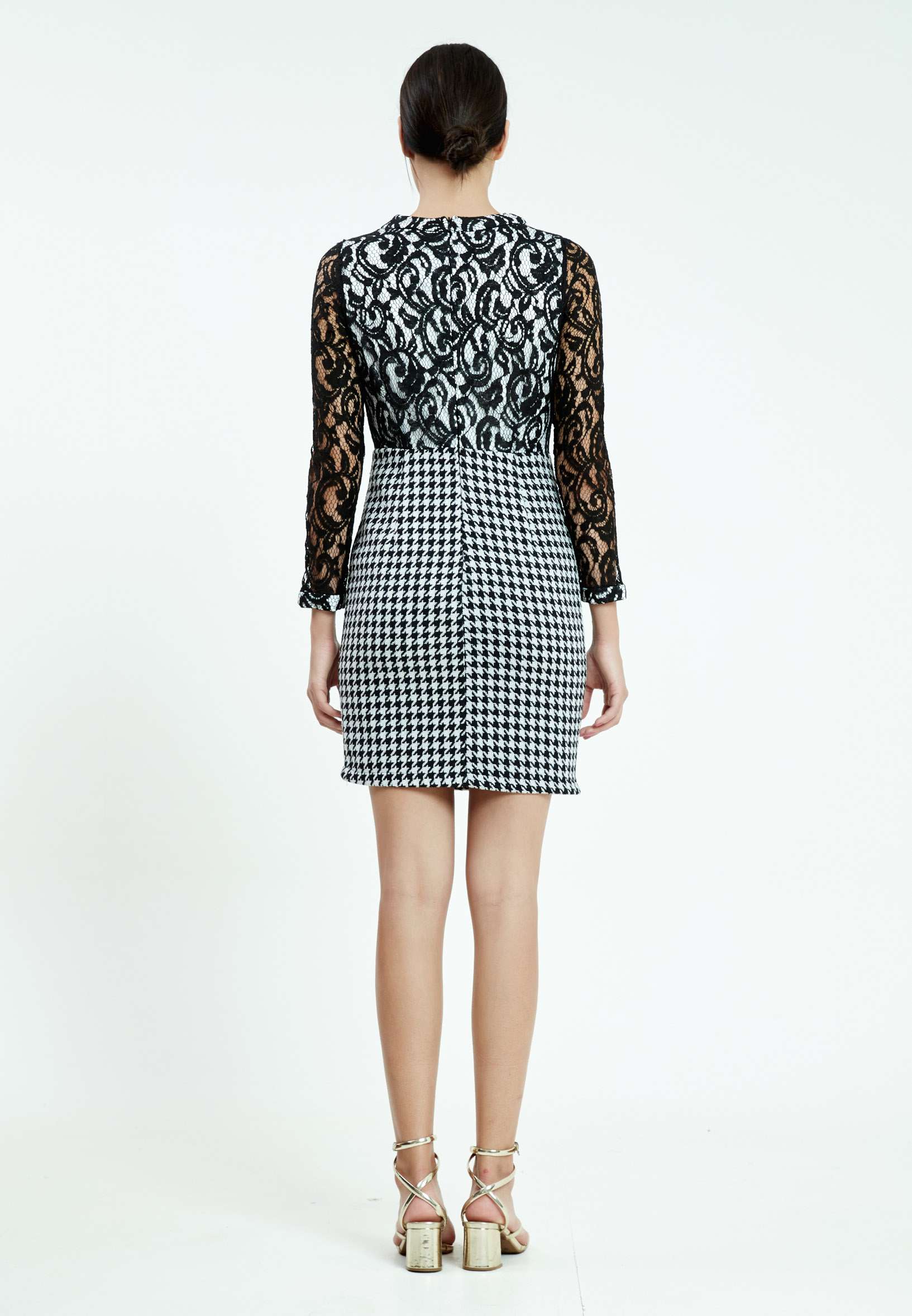 Long Sleeve Mini Lace Bodycon Regular Casual Dress ser17730 - Image 2