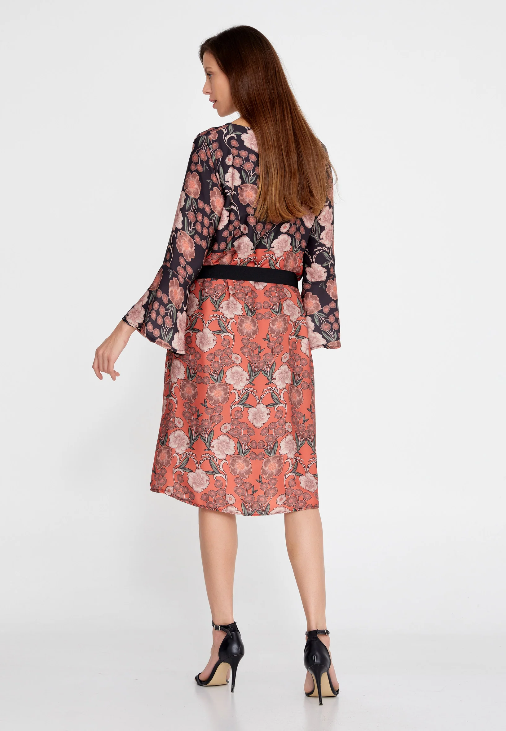 Long Sleeve Mini Satin Column Regular Casual Dress sea3795 - Image 6