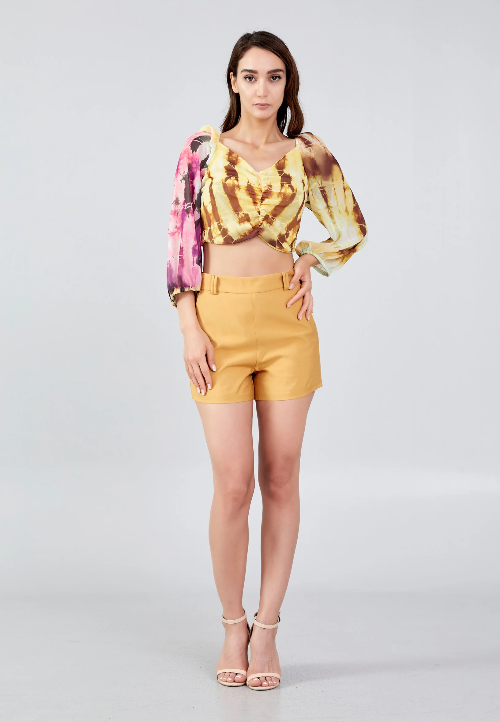 Long Sleeve Patterned Regular Blouse ber23y4116 - Image 6