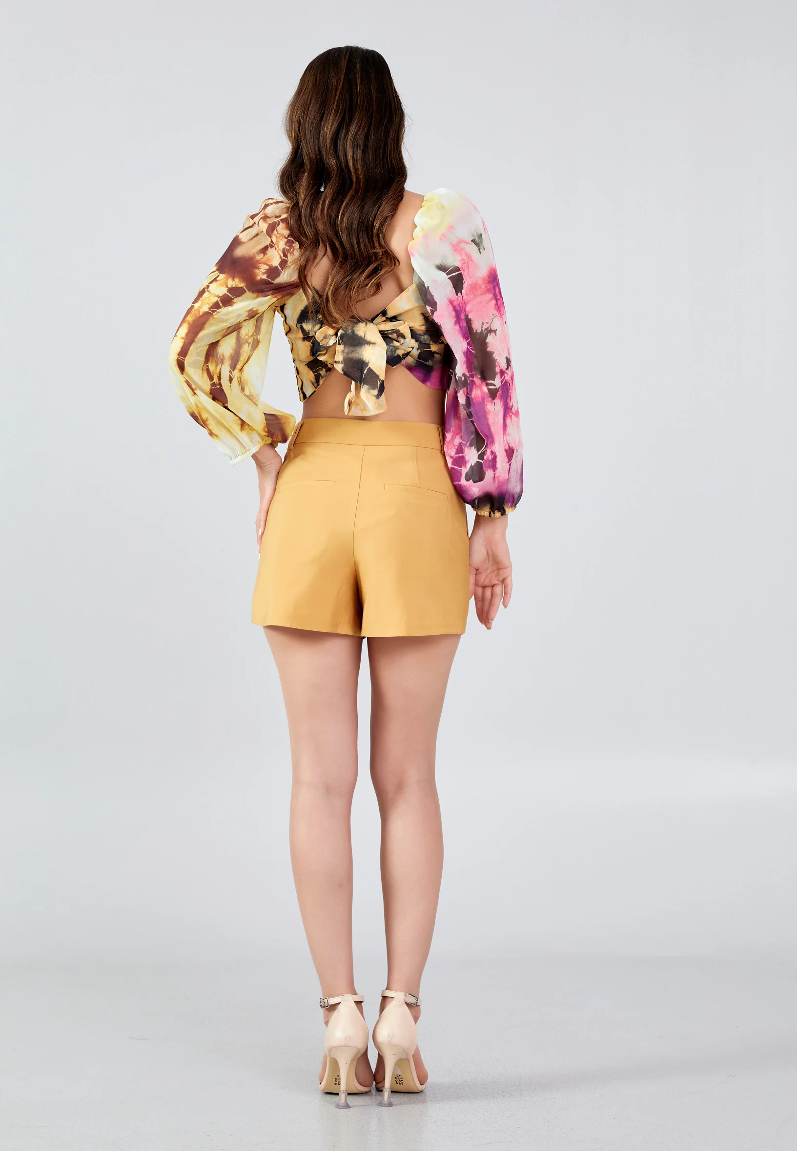 Long Sleeve Patterned Regular Blouse ber23y4116 - Image 8