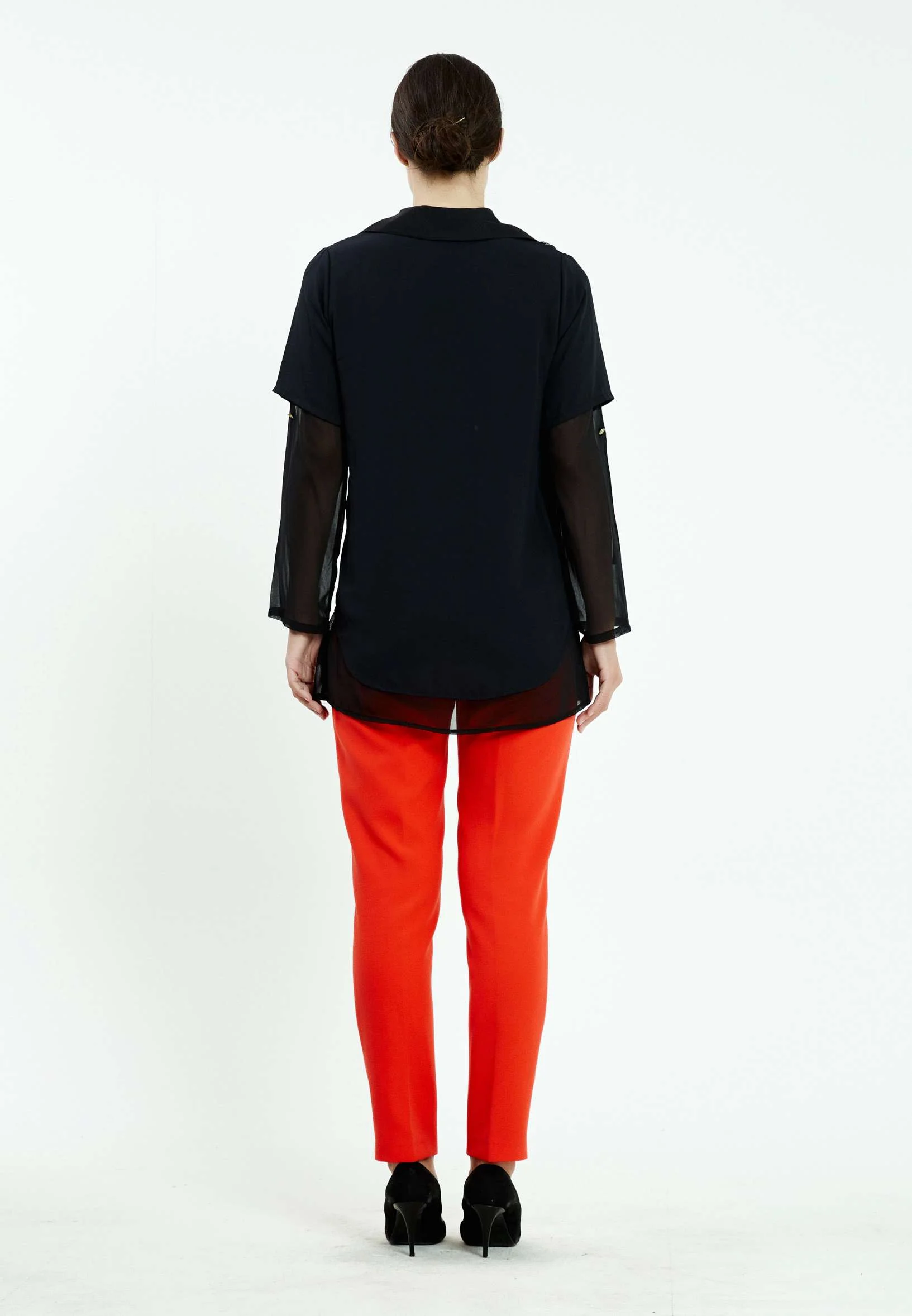 Long Sleeve Patterned Regular Blouse ser21629 - Image 8