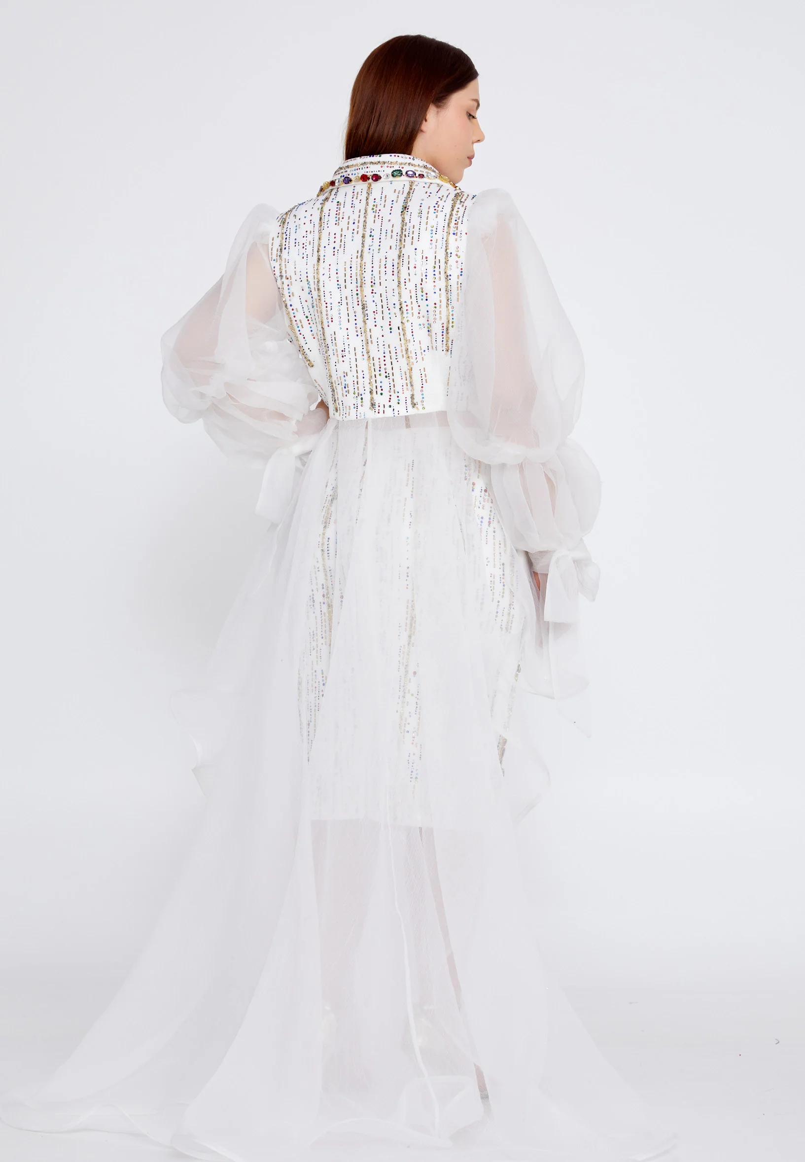 Long Sleeve Polyester Plus Size Three-Piece Outfit crm5833-b - Image 8