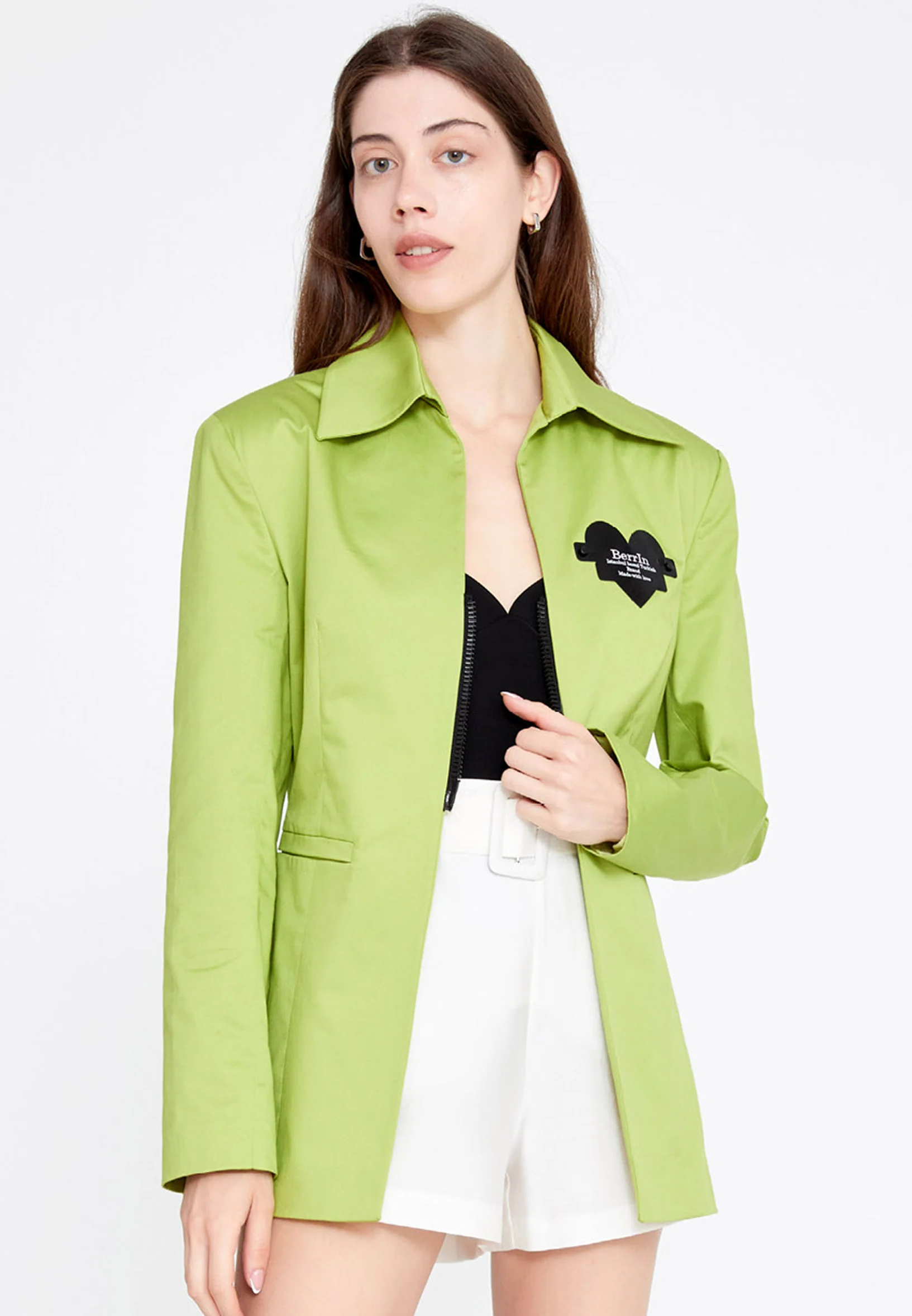 Long Sleeve Polyester Printed Regular Jacket ber23y1101 - Image 9