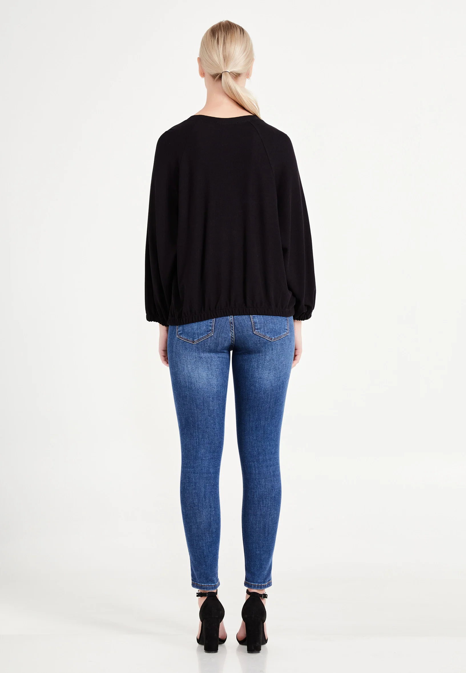 Long Sleeve Printed Regular Blouse ber20y4135 - Image 4