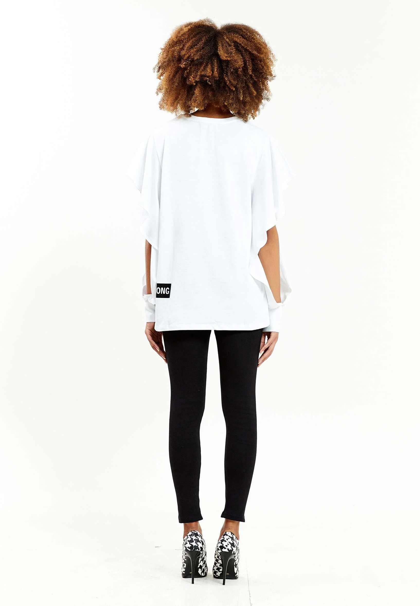 Long Sleeve Printed Regular Blouse kmy10443 - Image 4