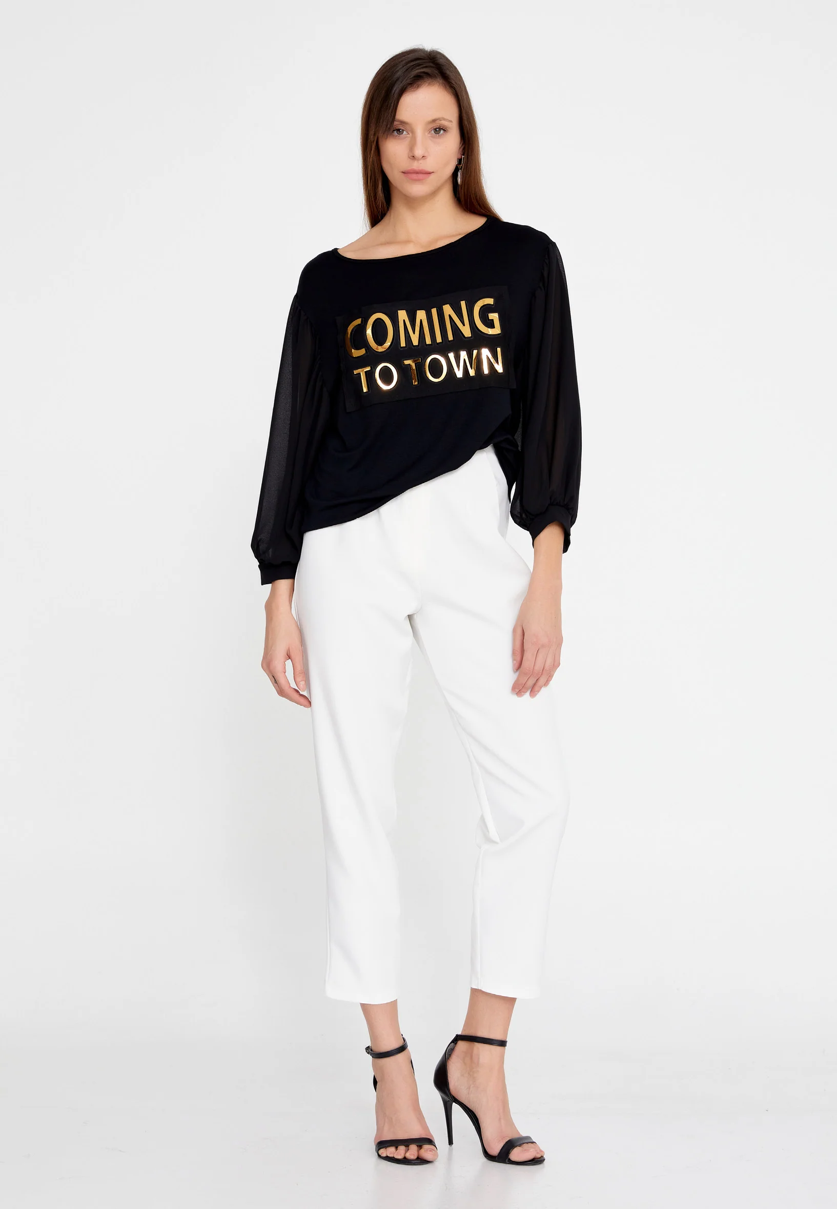 Long Sleeve Printed Regular Blouse sea3679 - Image 2