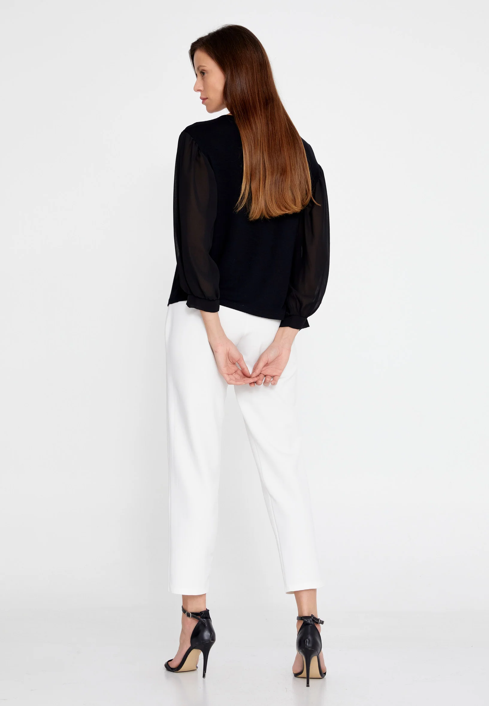 Long Sleeve Printed Regular Blouse sea3679 - Image 4