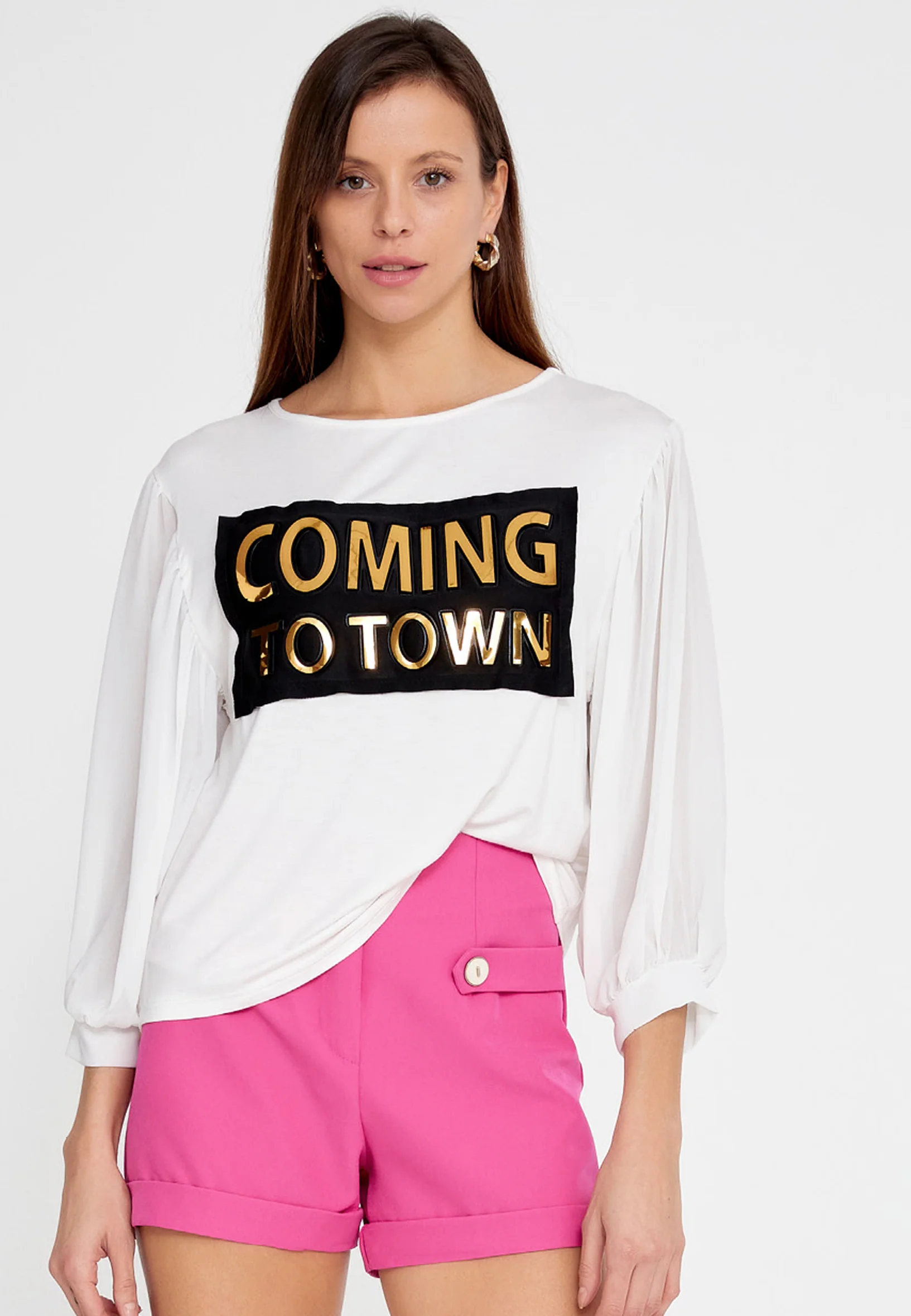 Long Sleeve Printed Regular Blouse sea3679 - Image 5