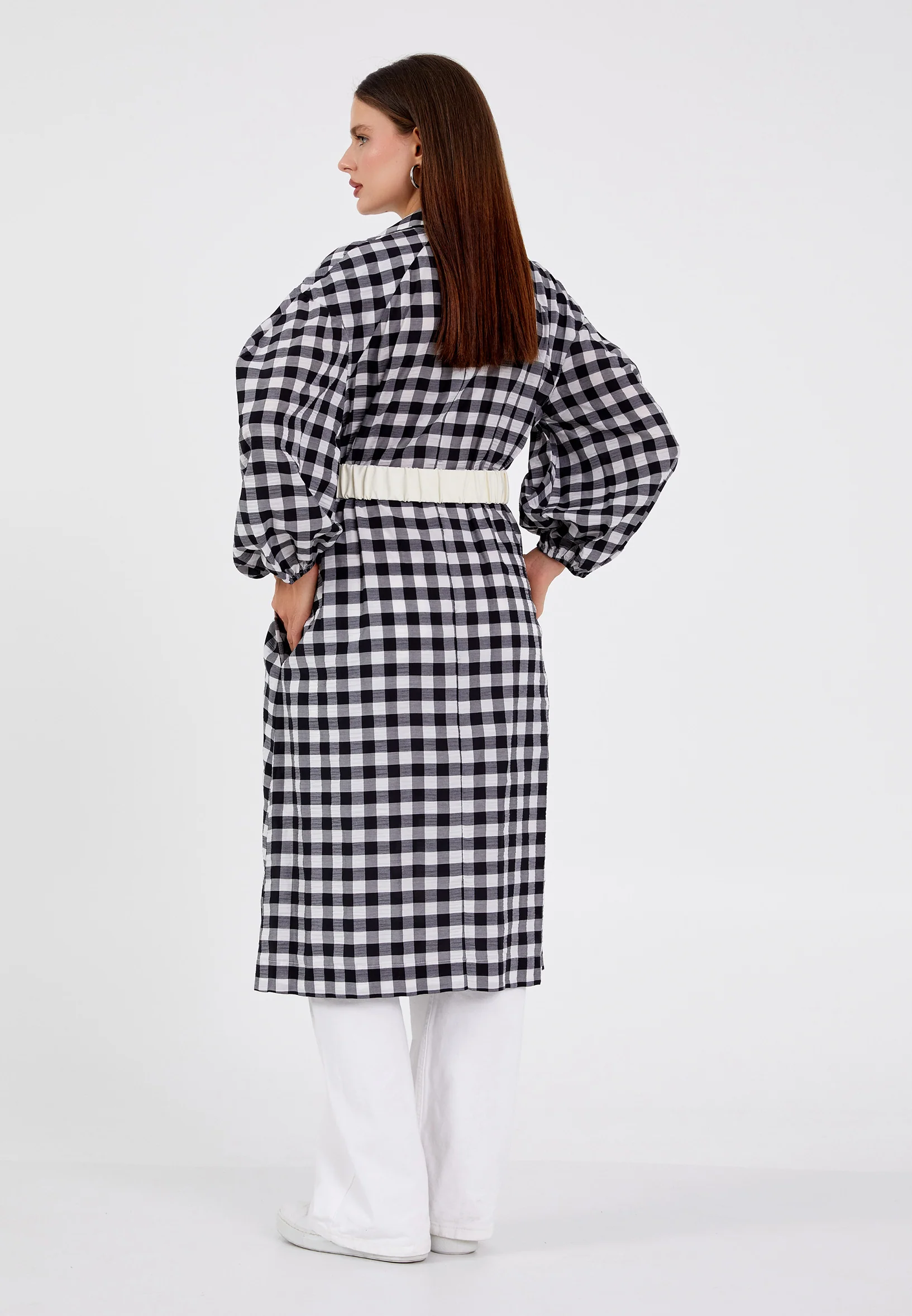 Long Sleeve Regular Trenchcoat ber20y1129-1 - Image 3