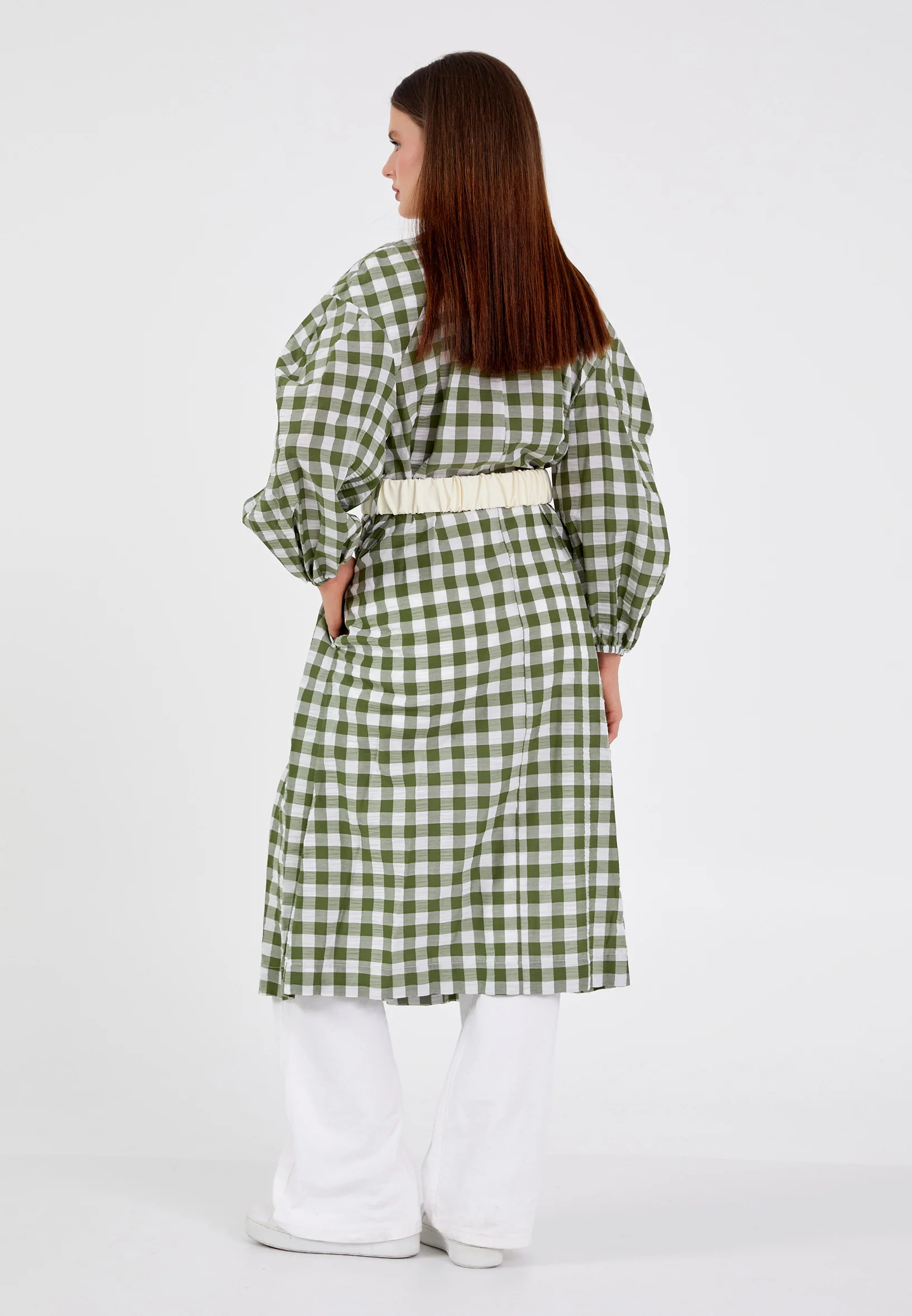 Long Sleeve Regular Trenchcoat ber20y1129-1 - Image 7