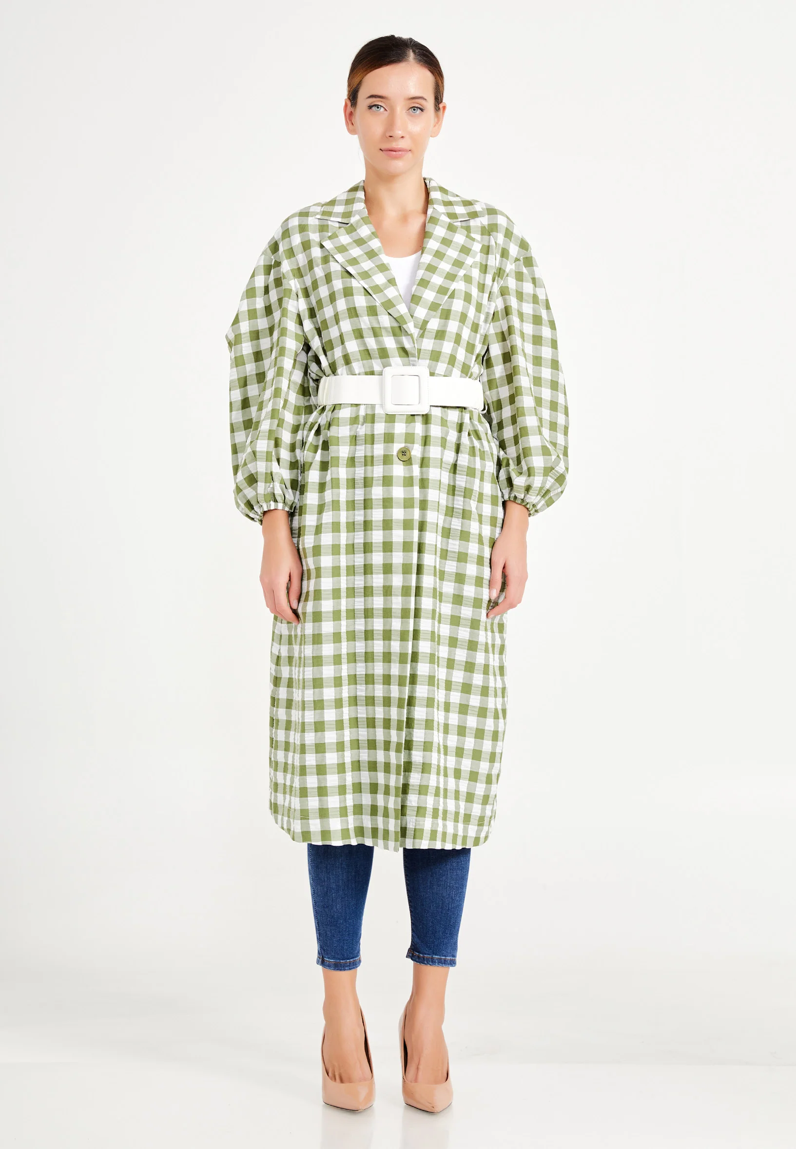 Long Sleeve Regular Trenchcoat ber20y1129 - Image 6