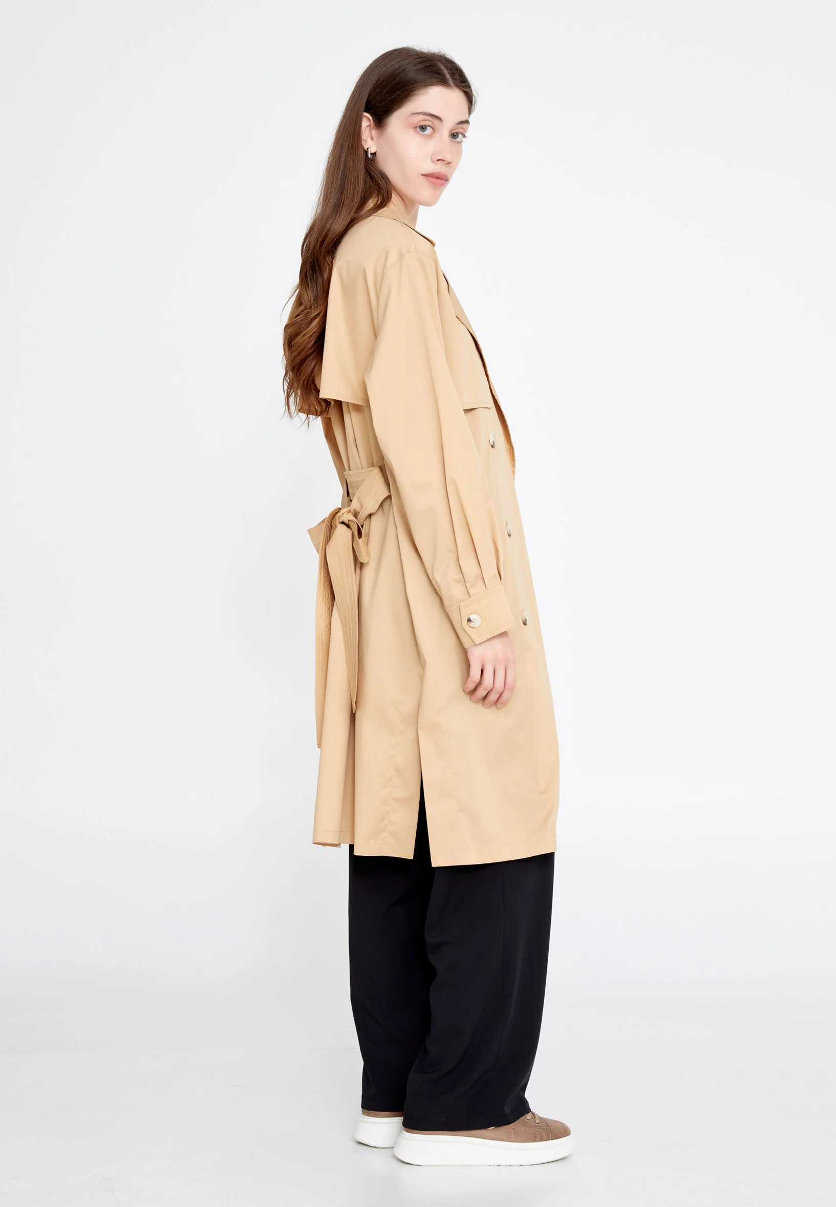 Long Sleeve Regular Trenchcoat ber23y8112 - Image 4
