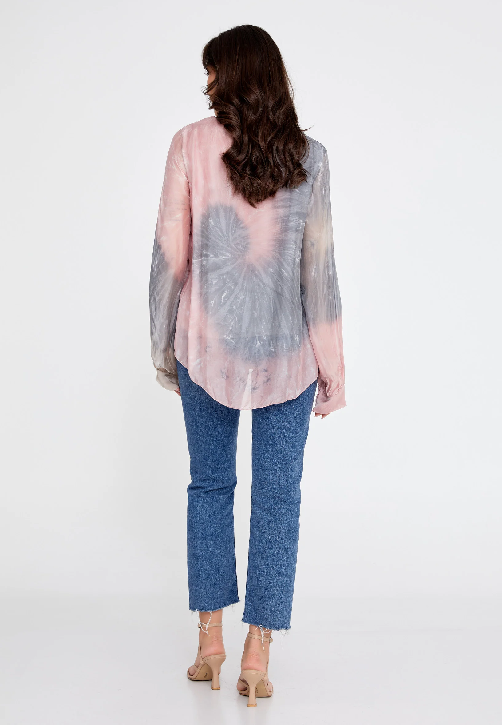 Long Sleeve Solid Color Regular Blouse cav49368 - Image 11