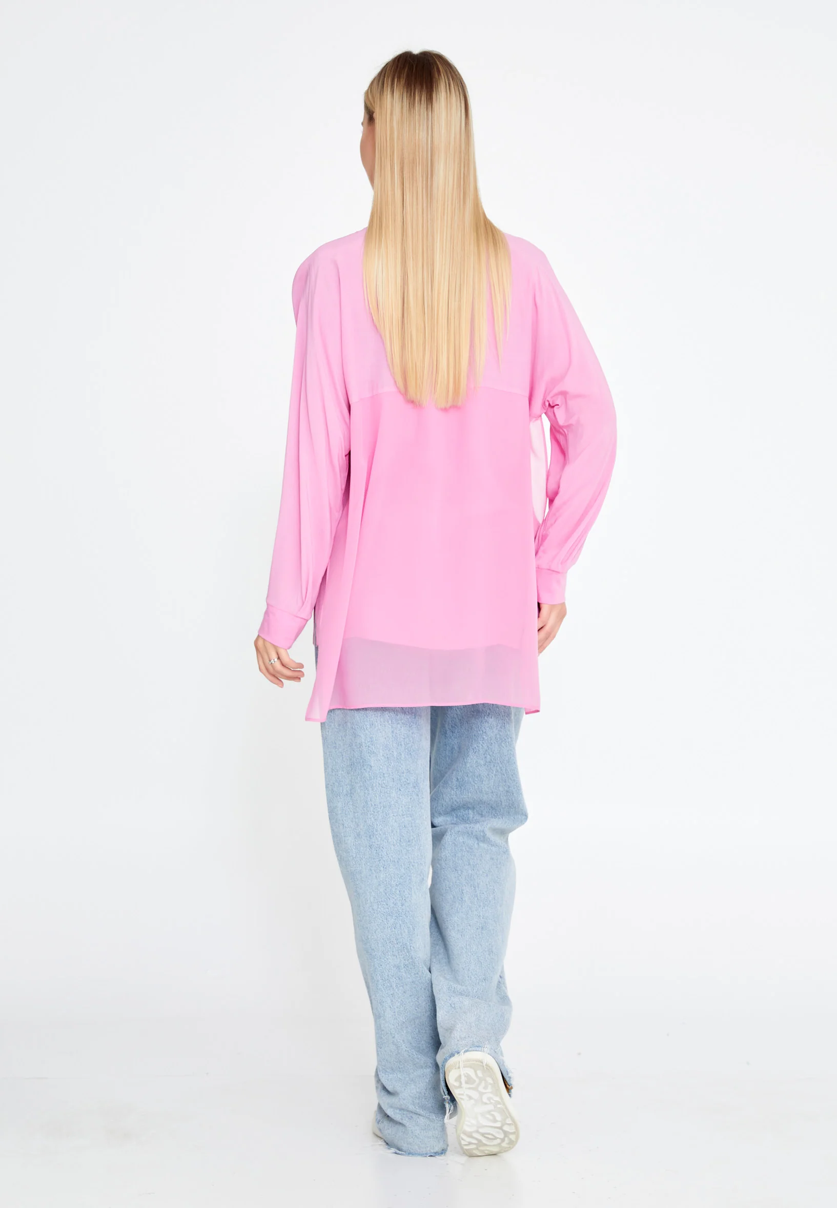 Long Sleeve Solid Color Regular Blouse huk23y04b067 - Image 18