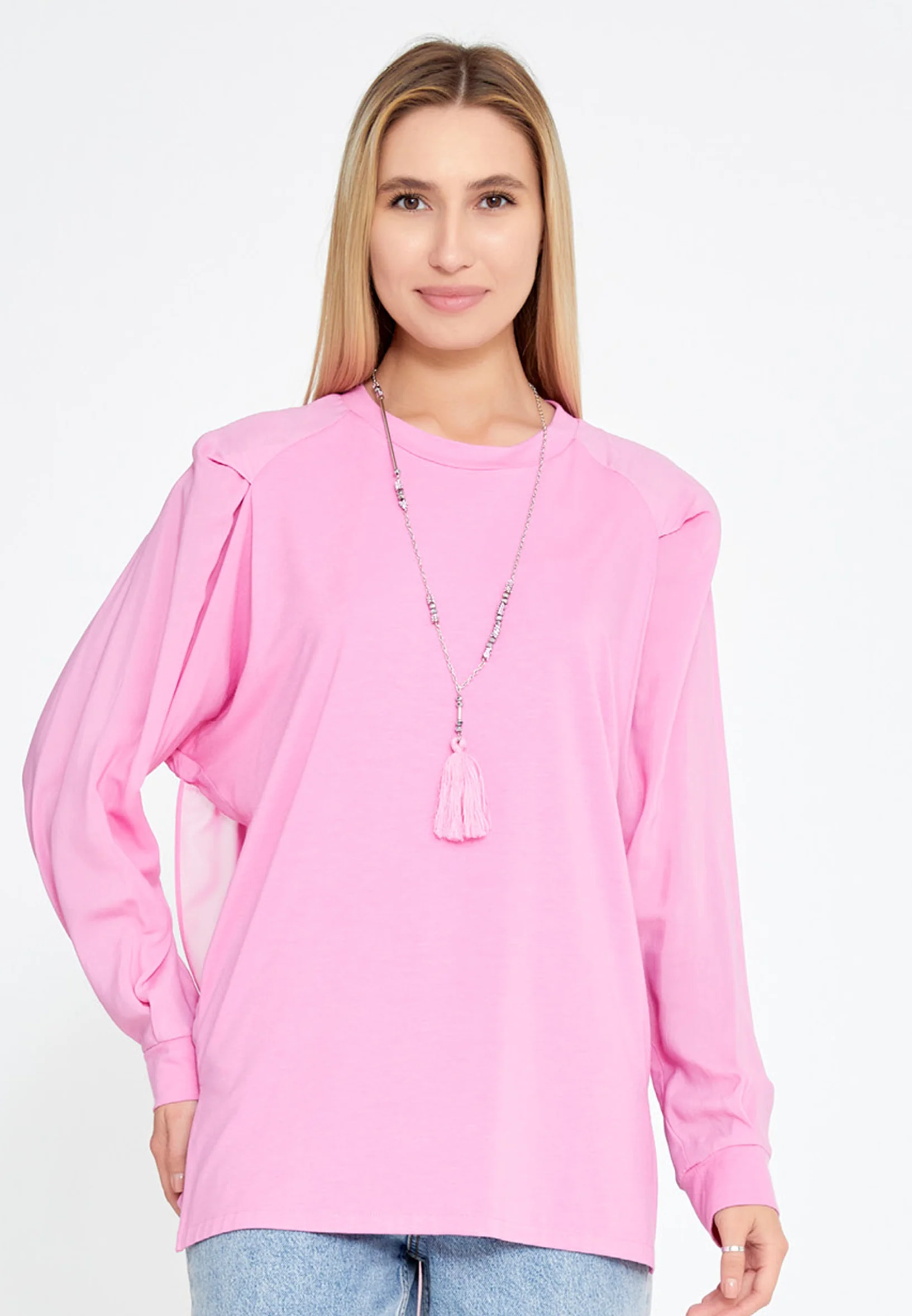 Long Sleeve Solid Color Regular Blouse huk23y04b067 - Image 20