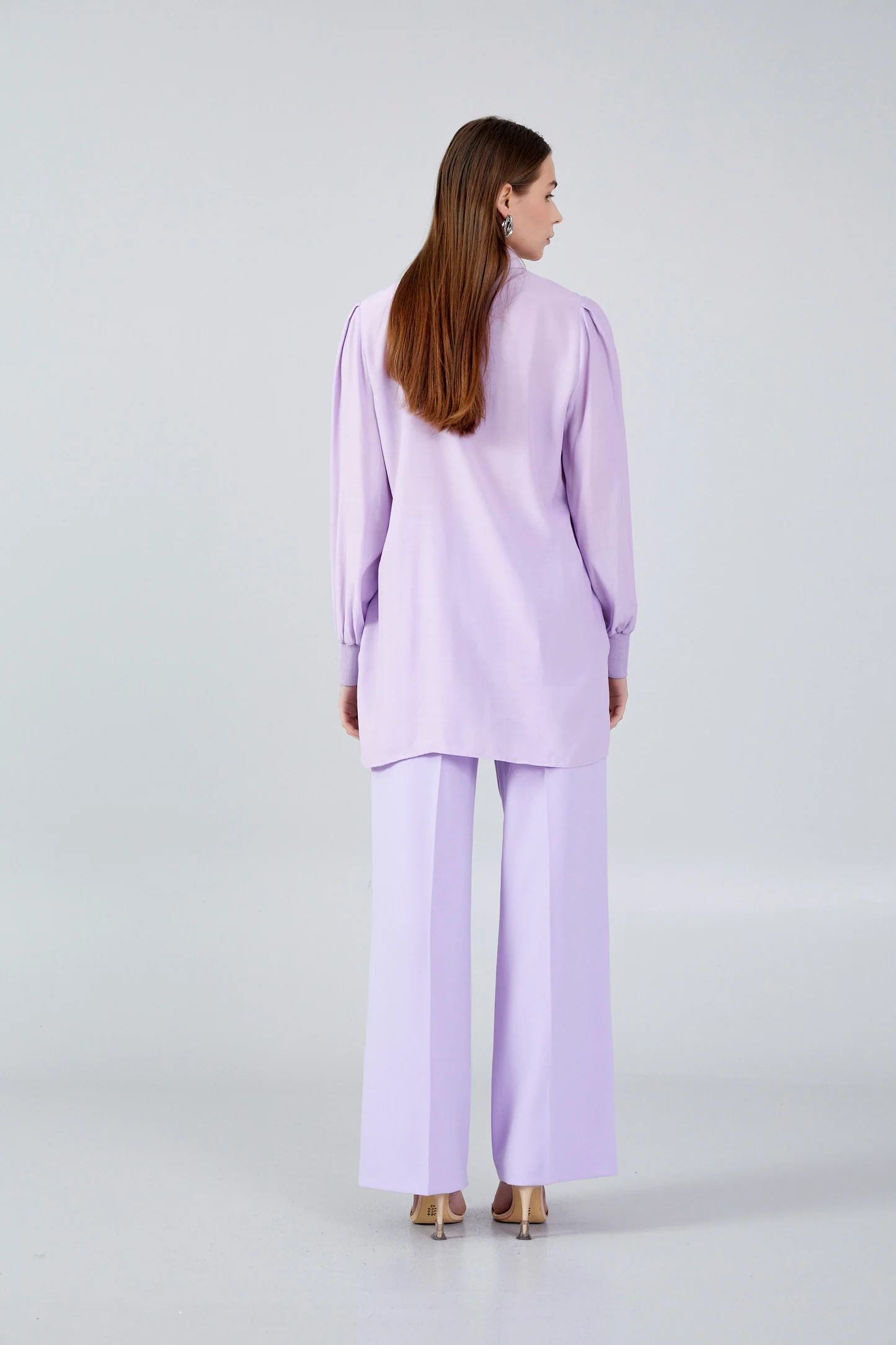 Long Sleeve Solid Color Regular Blouse huk23y04b073 - Image 8