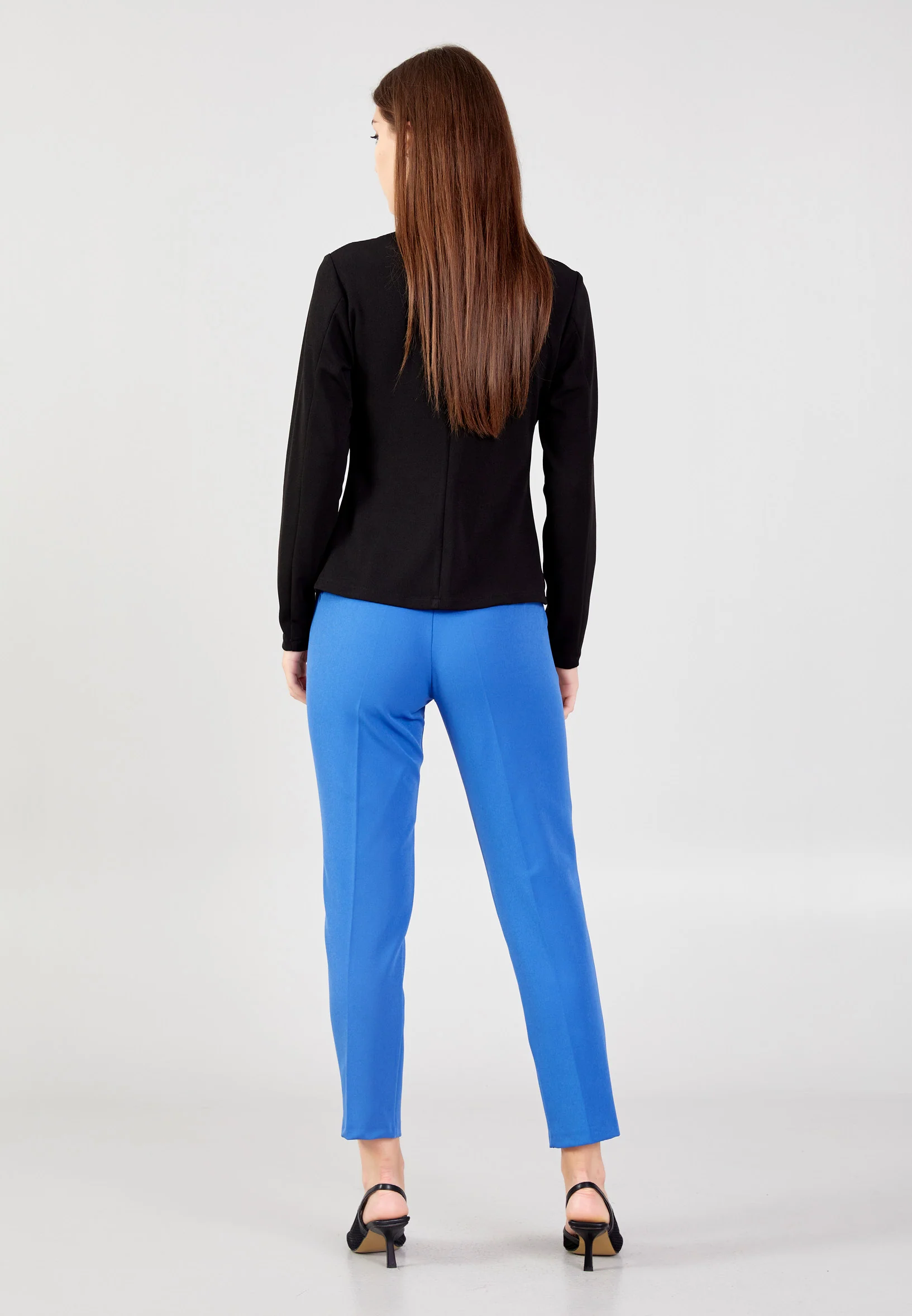 Long Sleeve Solid Color Regular Blouse kmy24k10332 - Image 2