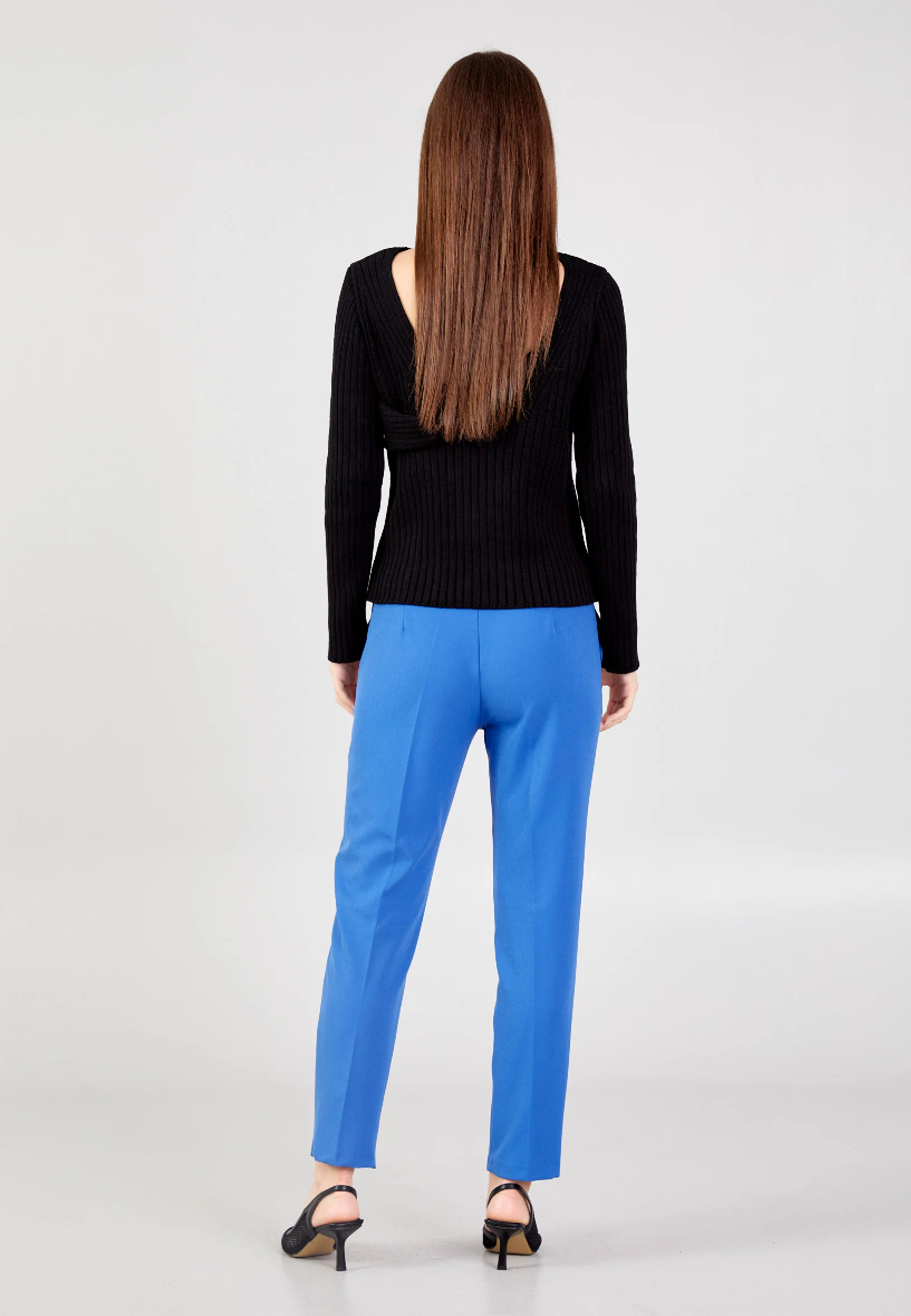 Long Sleeve Solid Color Regular Blouse kmy24k90301 - Image 2