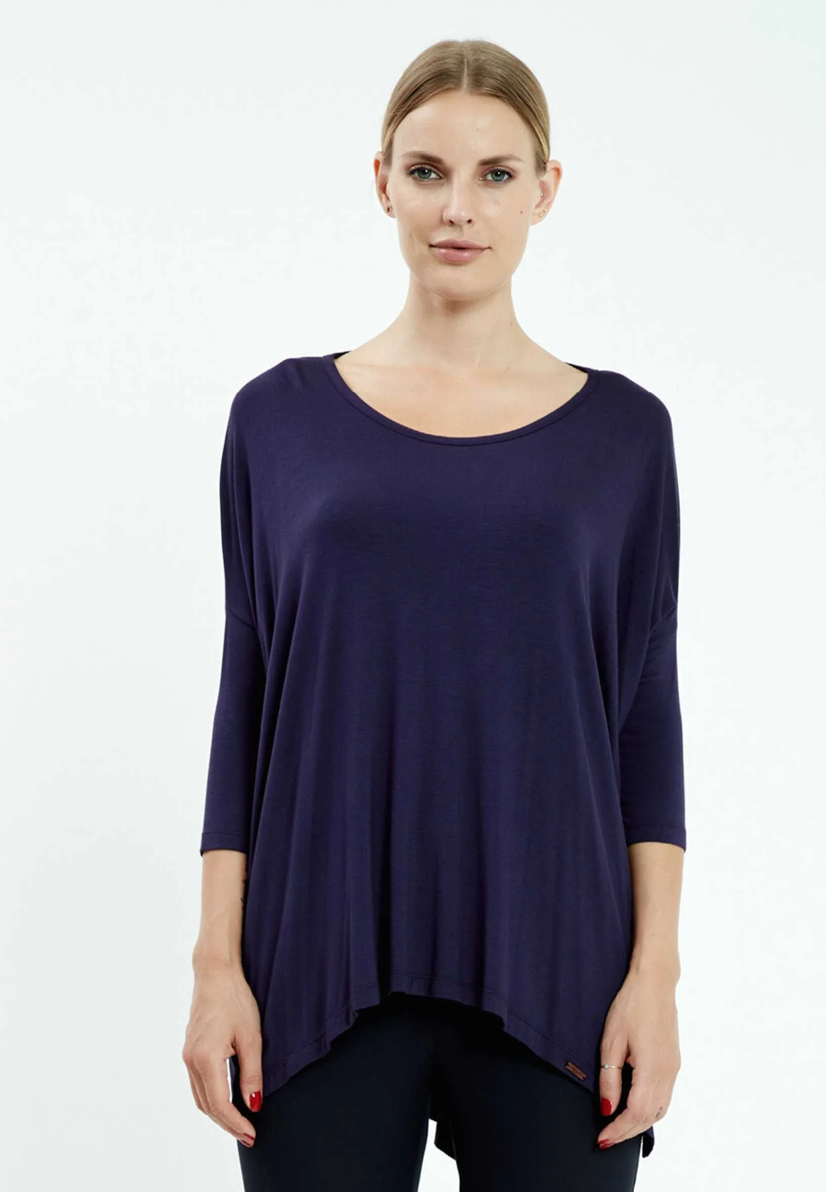 Long Sleeve Solid Color Regular Blouse mis25140 - Image 5