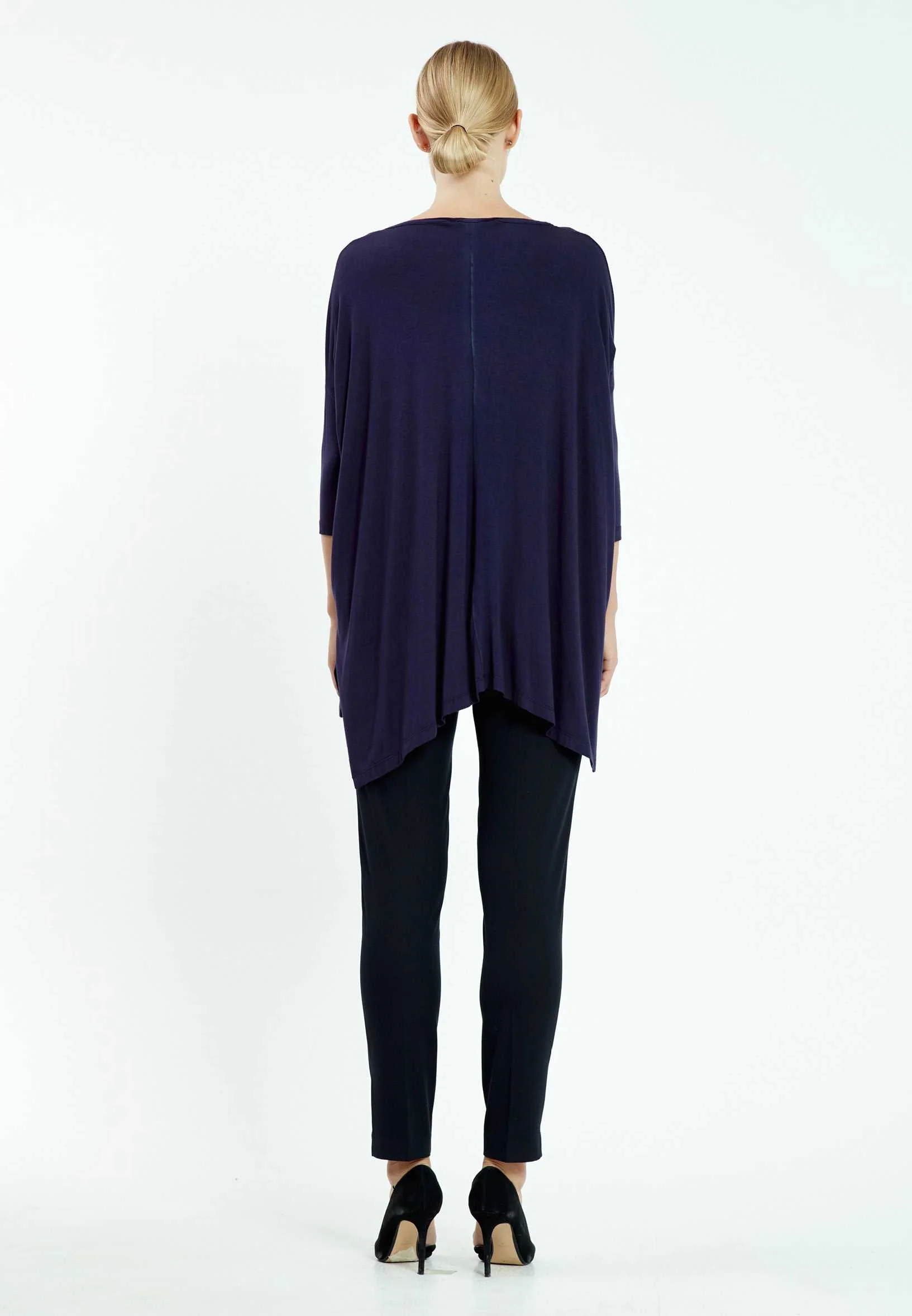 Long Sleeve Solid Color Regular Blouse mis25140 - Image 8