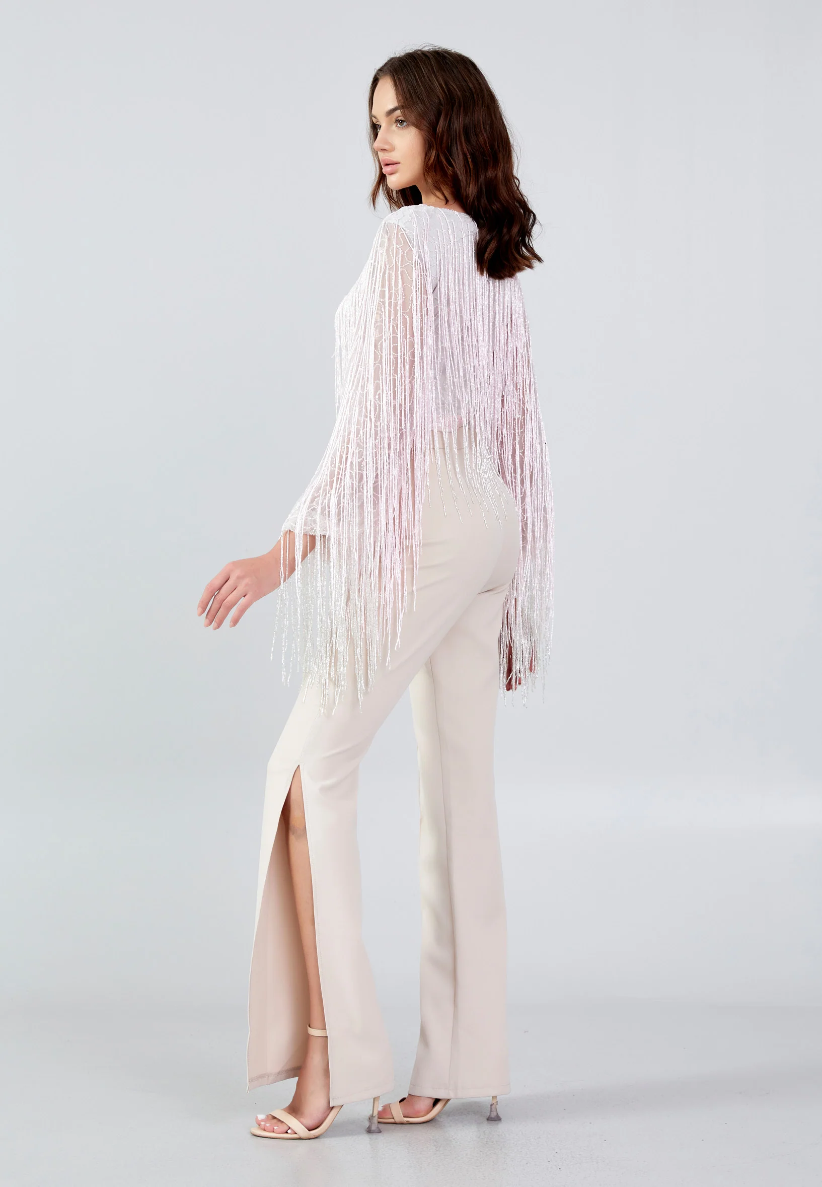 Long Sleeve Solid Color Regular Blouse mtn88738 - Image 15