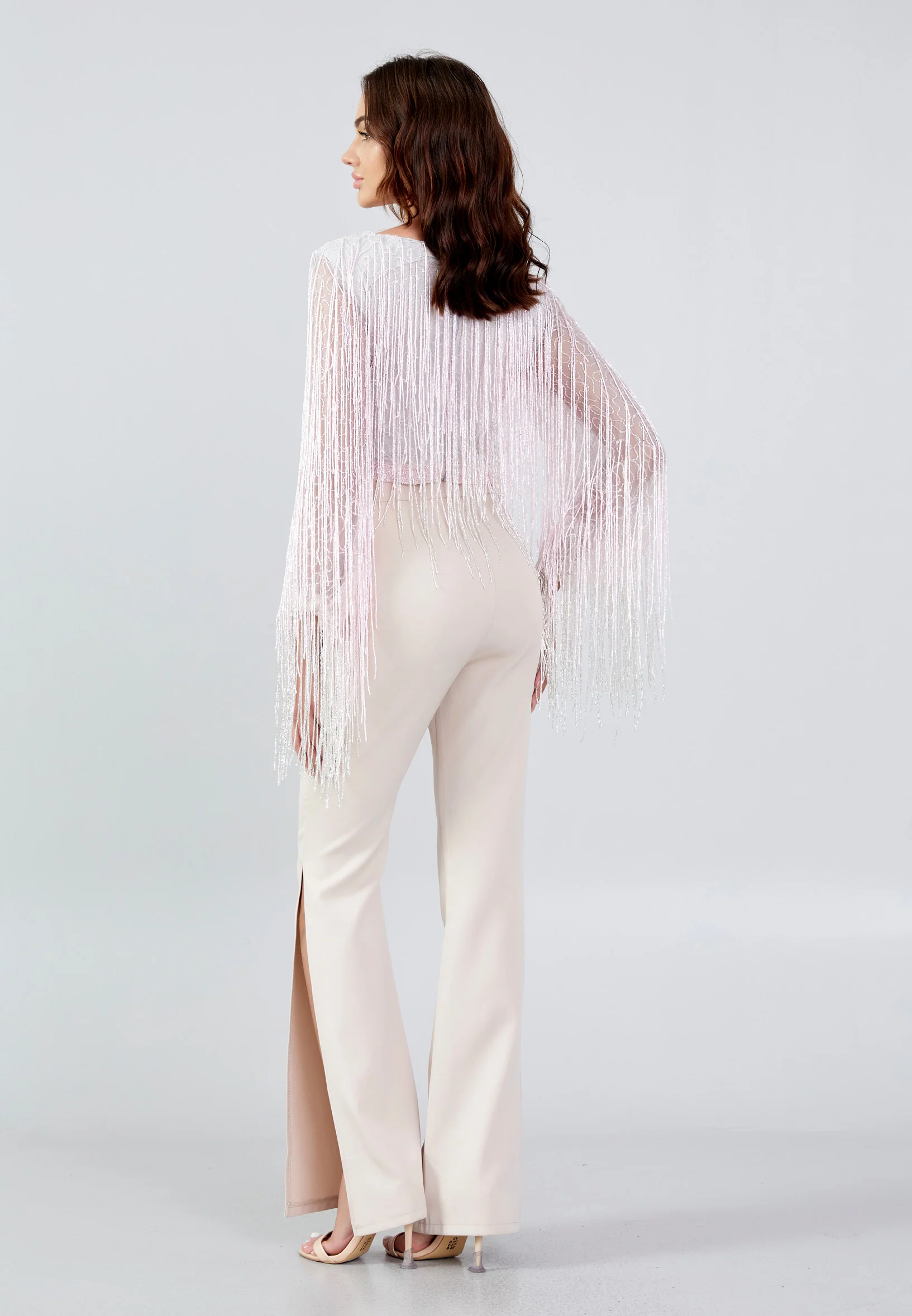 Long Sleeve Solid Color Regular Blouse mtn88738 - Image 16